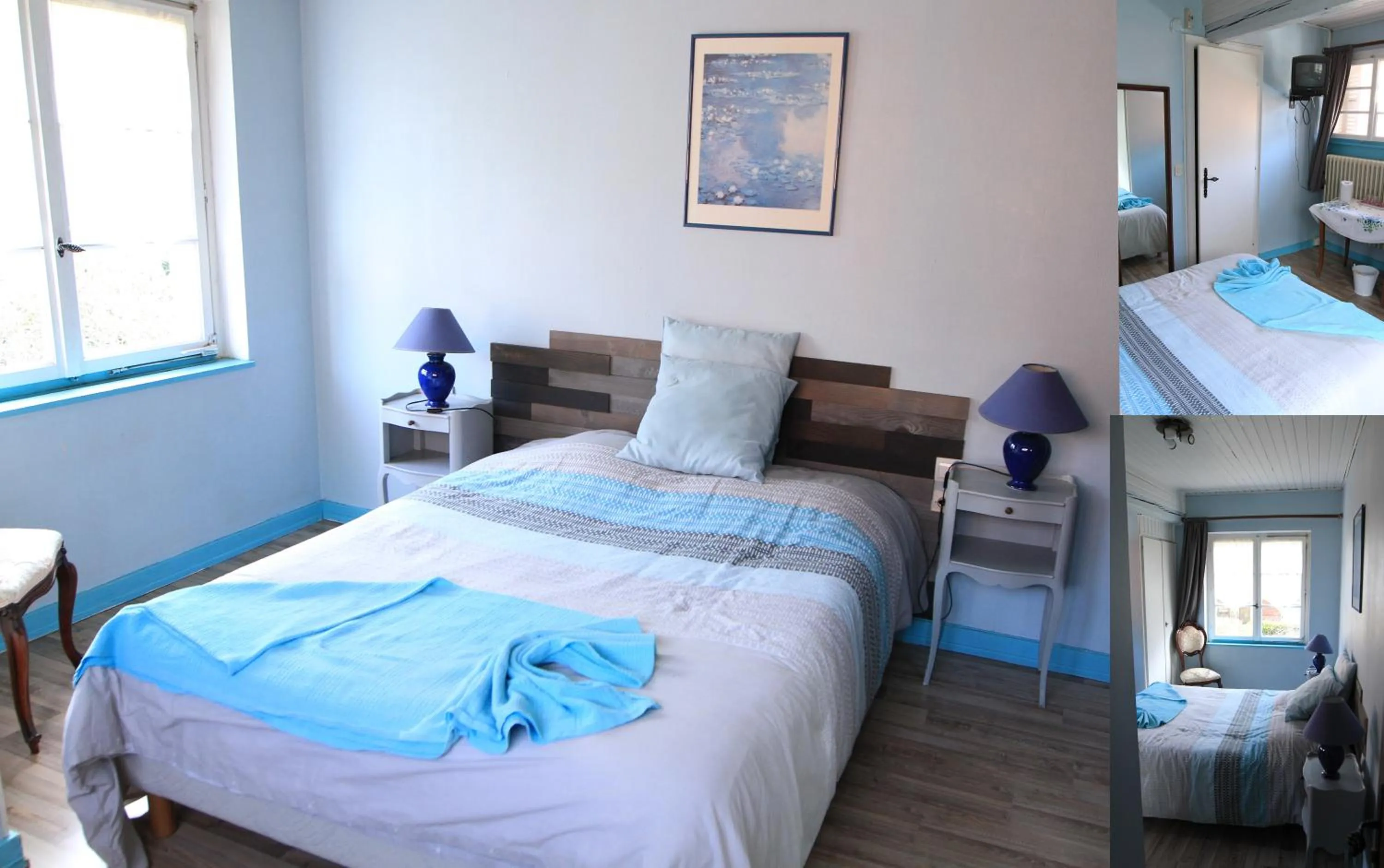 Bed in Hotel Restaurant Du Kalblin