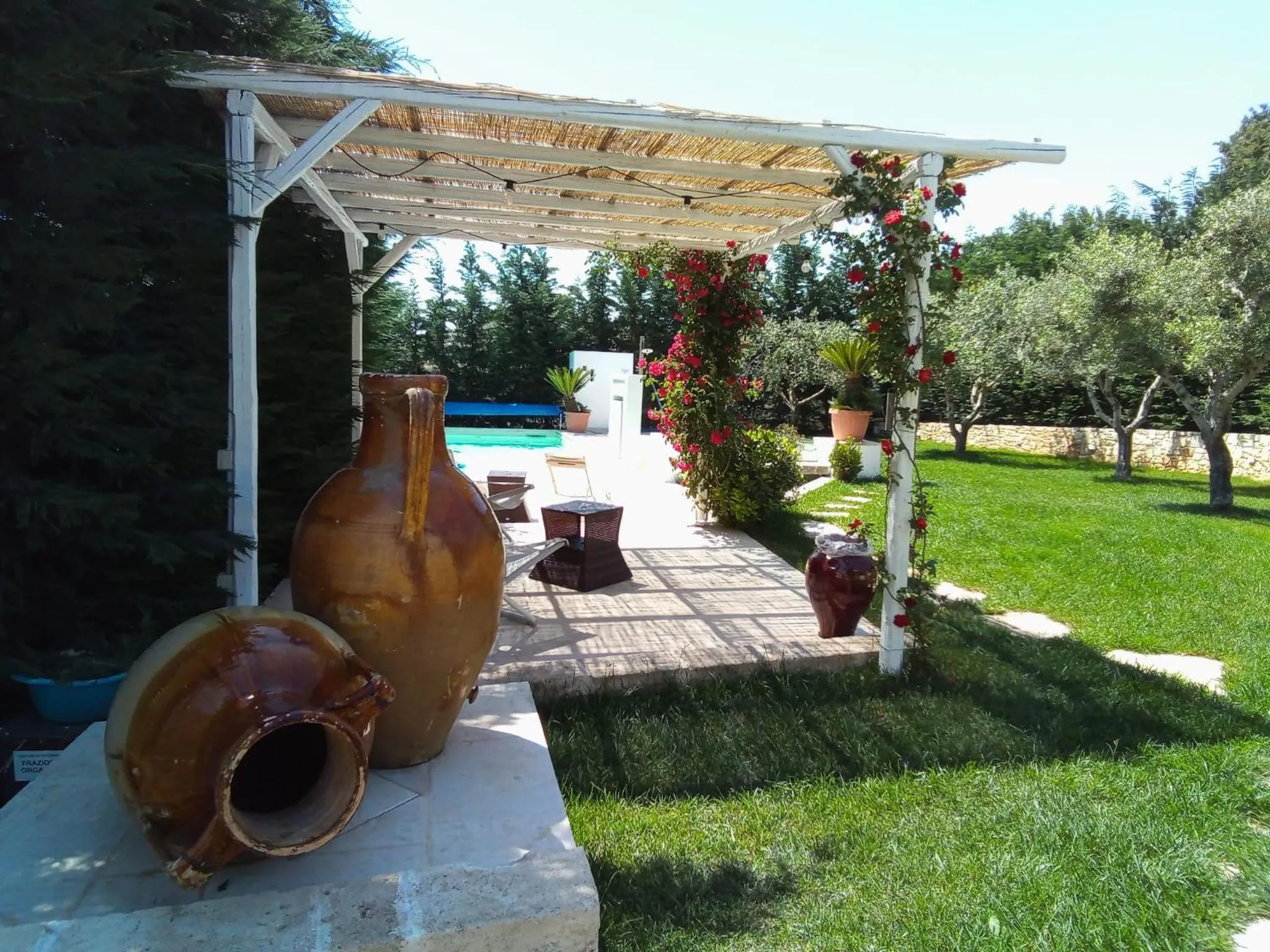 Patio in Dimora San Quirico - bed e breakfast - Cisternino