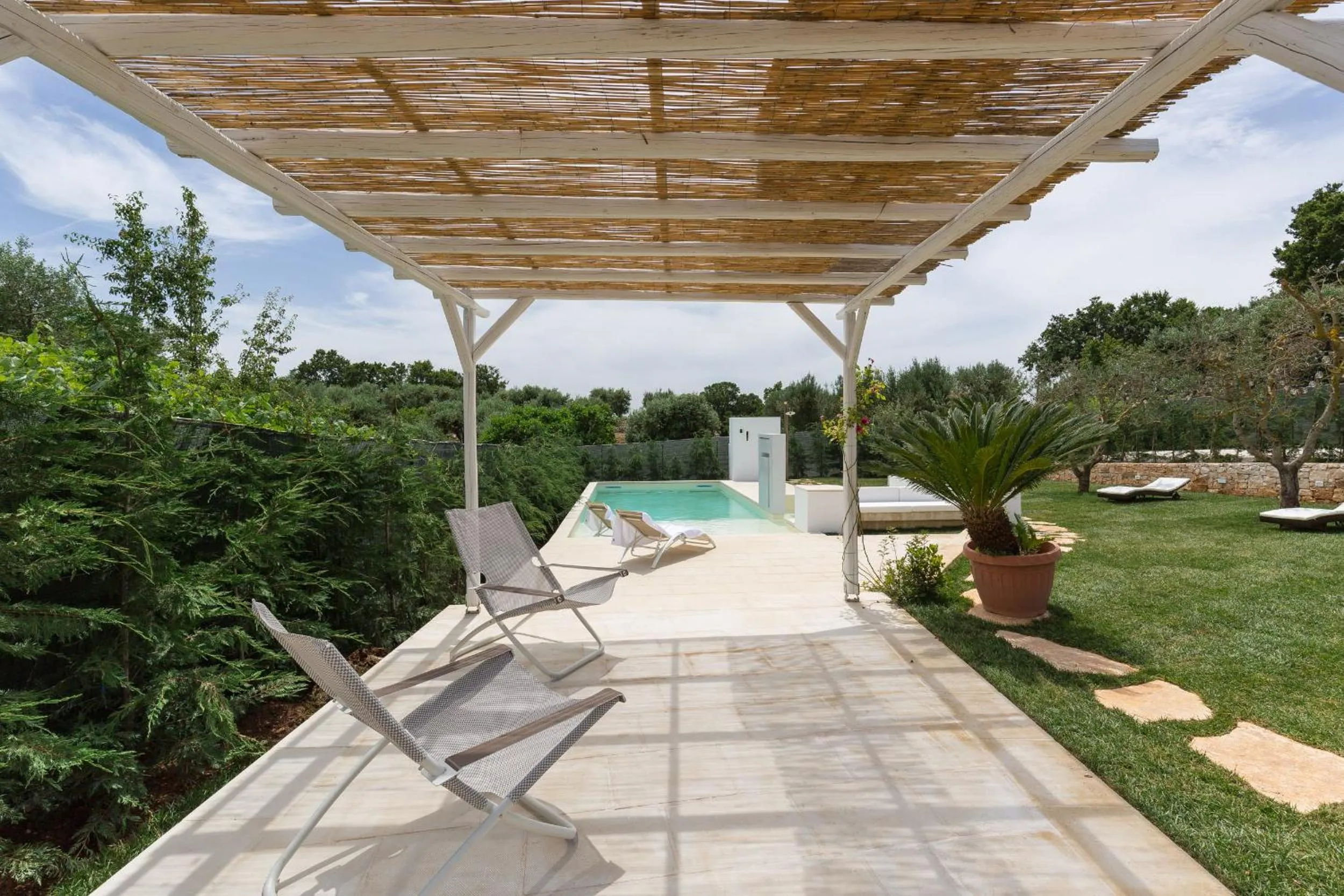 Patio in Dimora San Quirico - bed e breakfast - Cisternino
