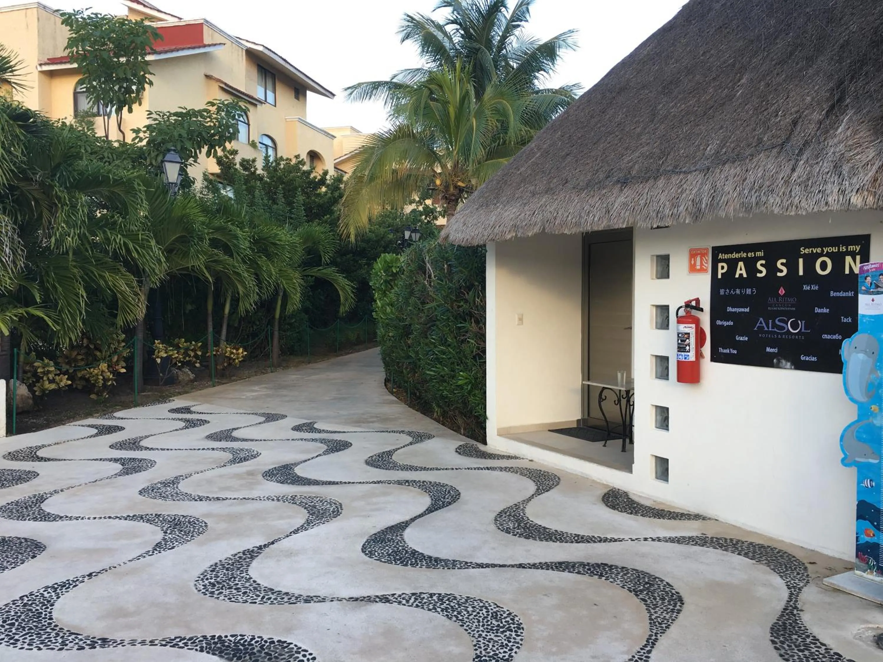 Aqua park in Tropical apartment