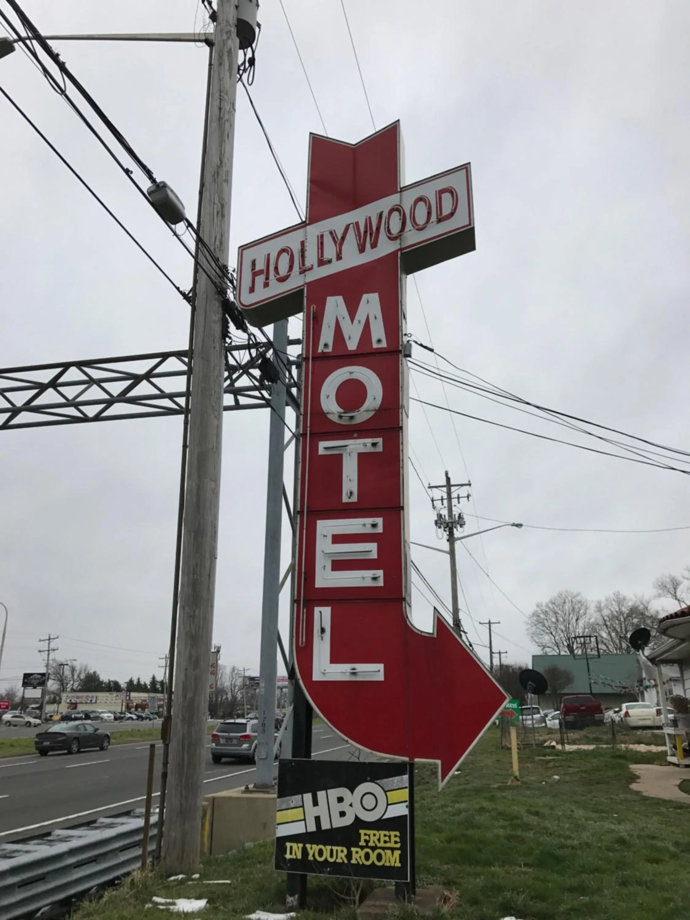 Facade/entrance in Hollywood Motel