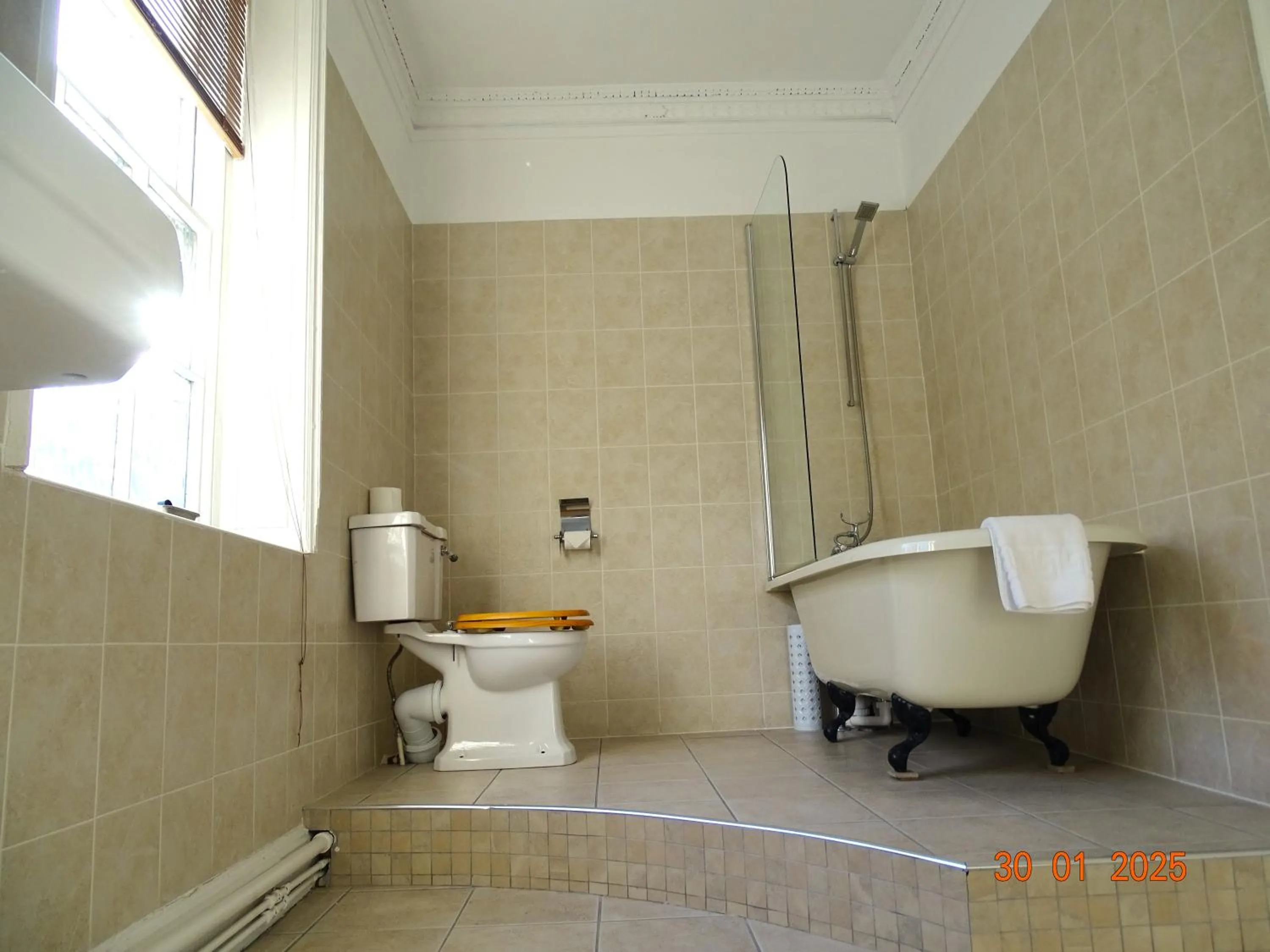 Bathroom in Donington Manor Hotel