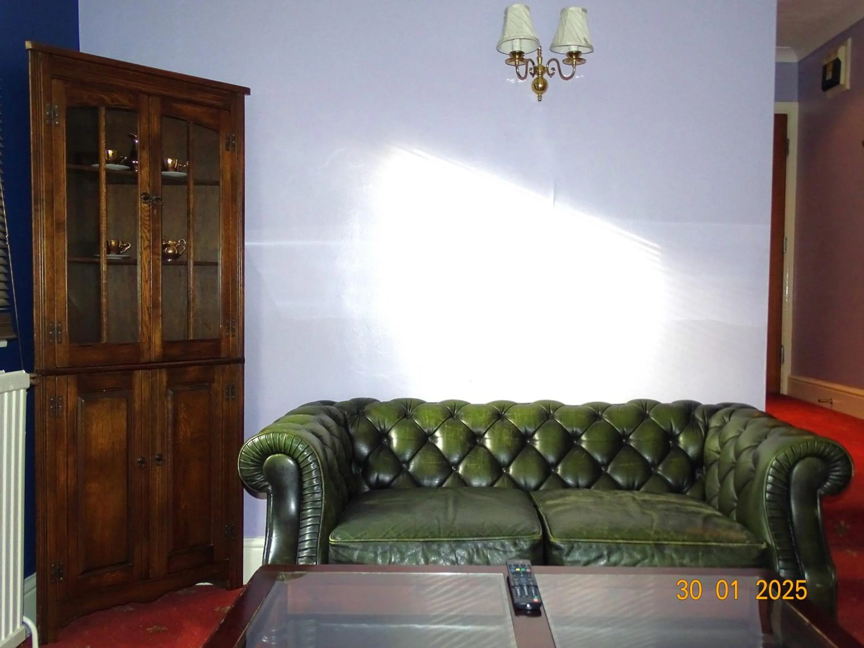 Seating area in Donington Manor Hotel