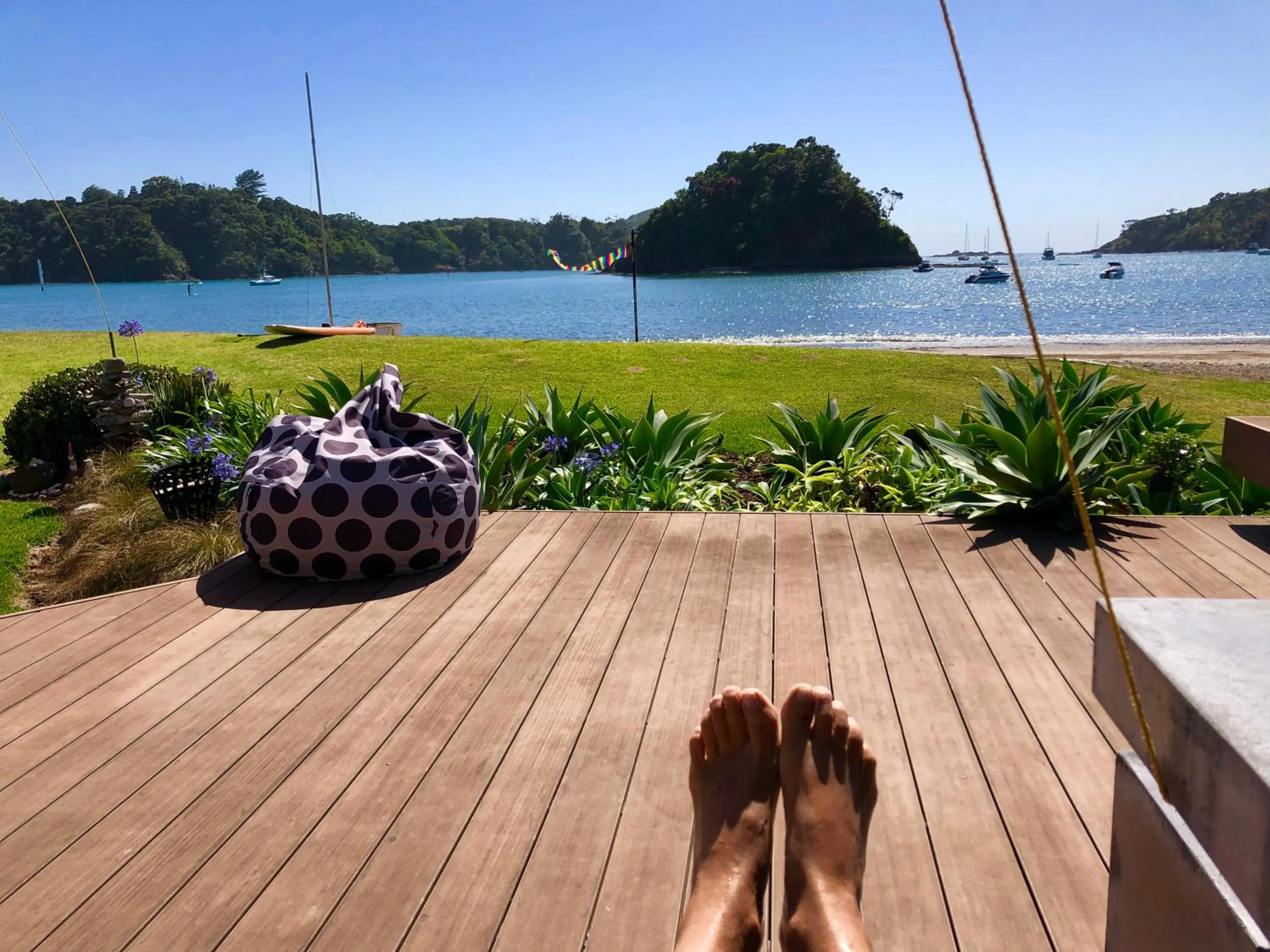 Day in Absolute Beach front-Tutukaka Harbour