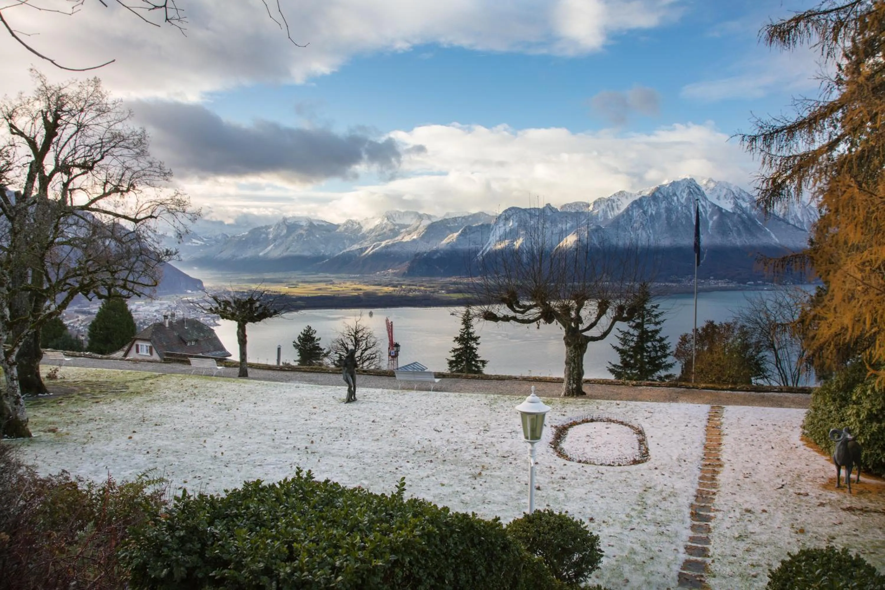 Winter in Hotel Victoria Glion