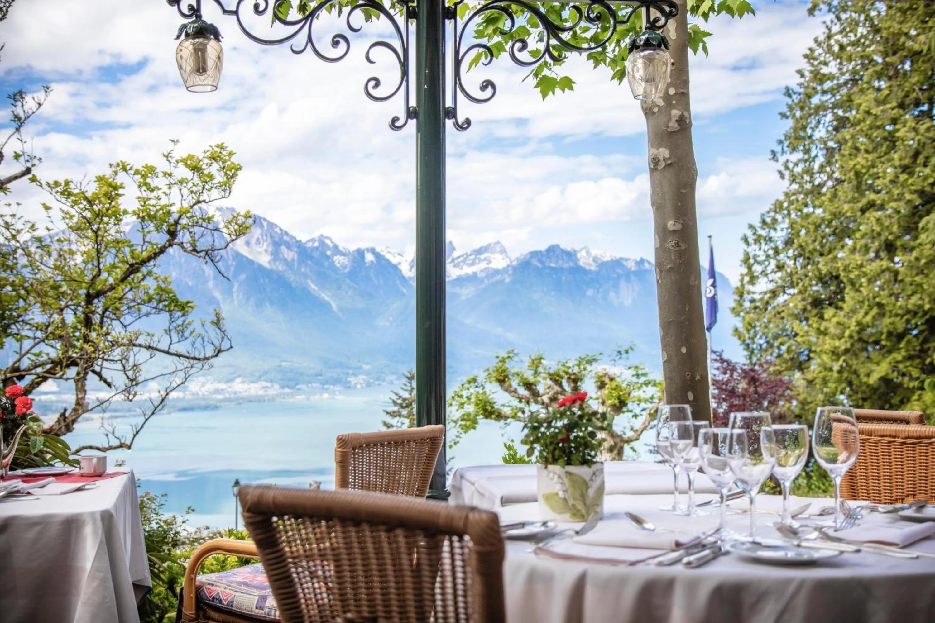 Mountain view in Hotel Victoria Glion