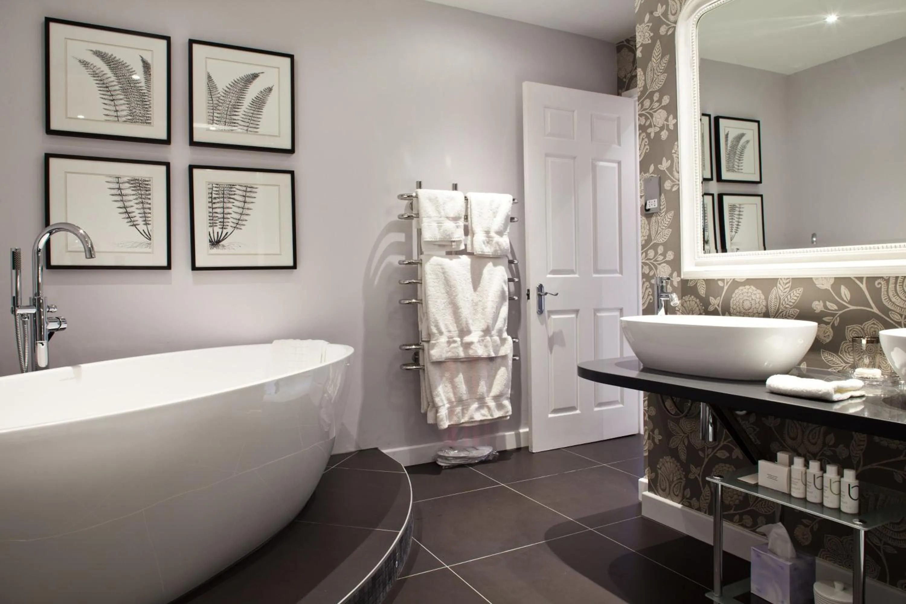 Bathroom in Longueville Manor