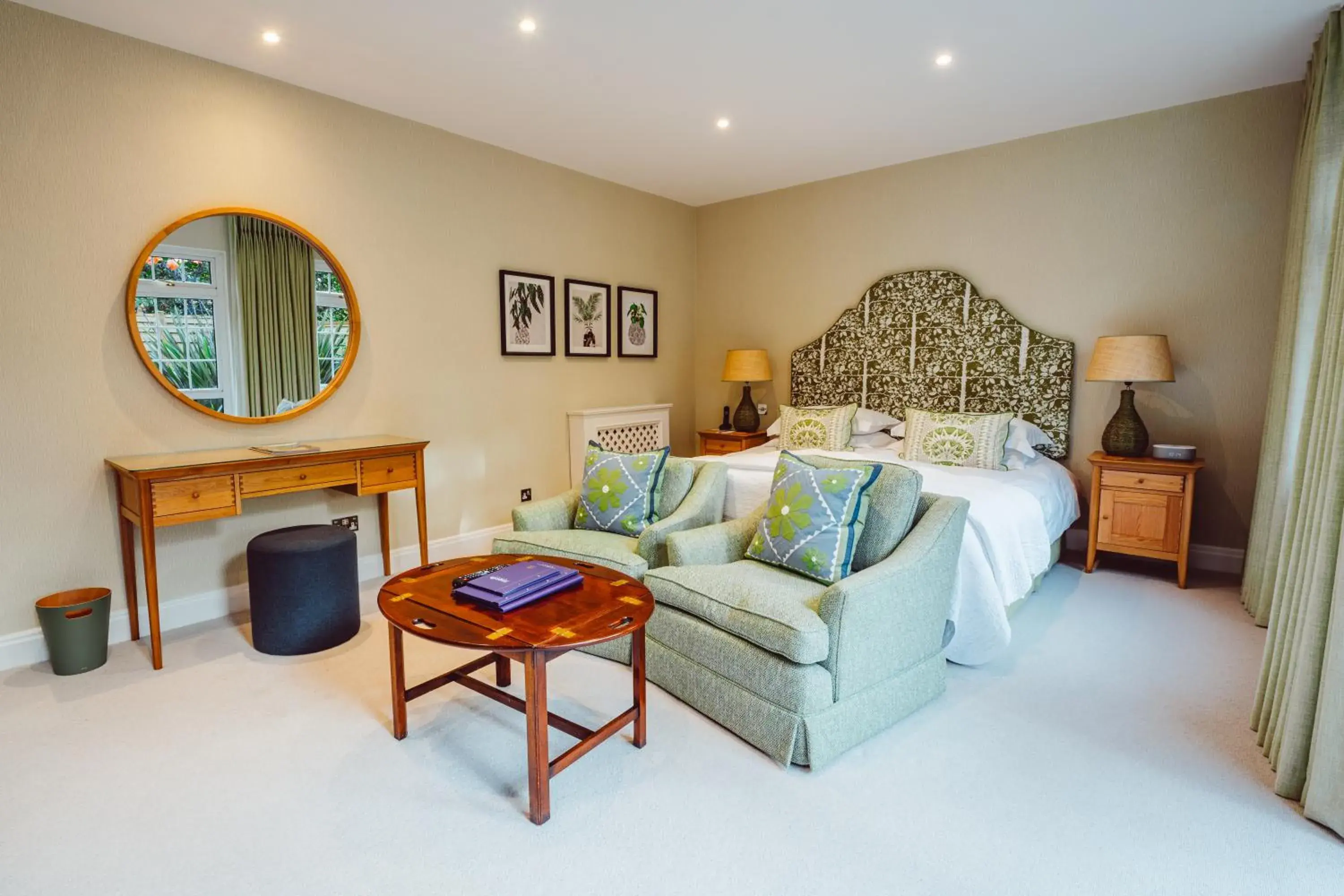 Bedroom, Bed in Longueville Manor Bedroom, Bed in Longueville Manor