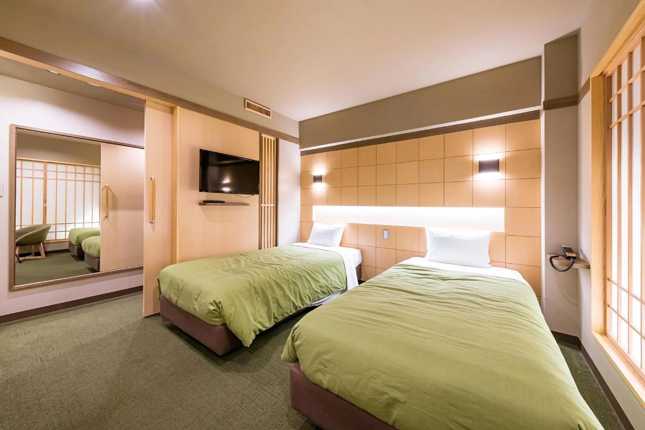 Bed in Akasaka Yoko Hotel