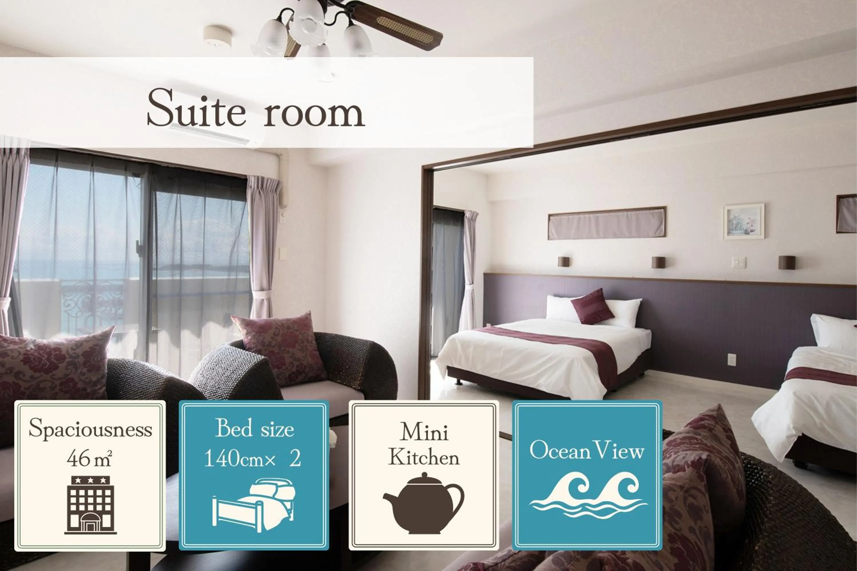 Bed in Cozy Stay In Itoman