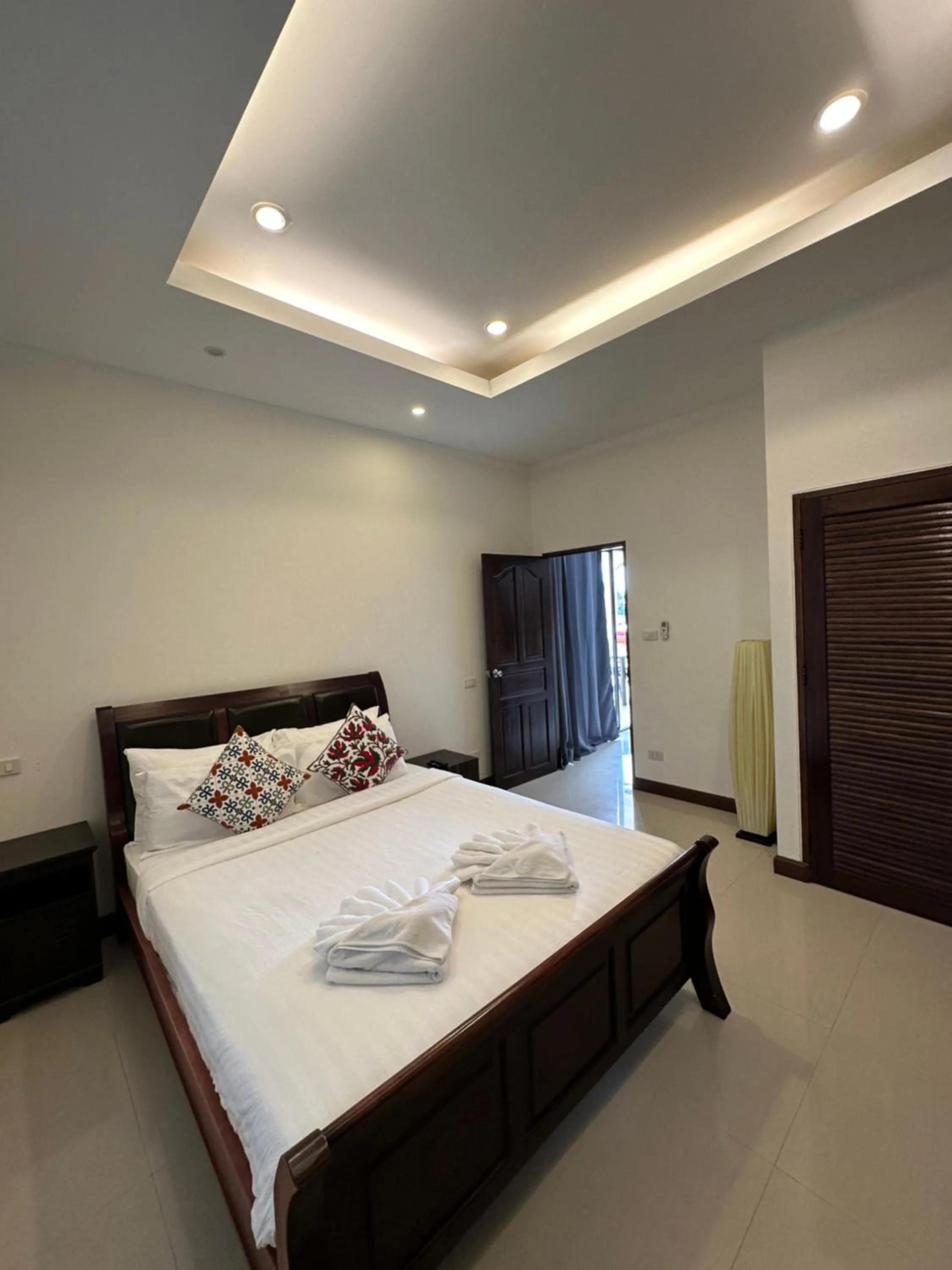 Bed in Lilu Villa In Lamai