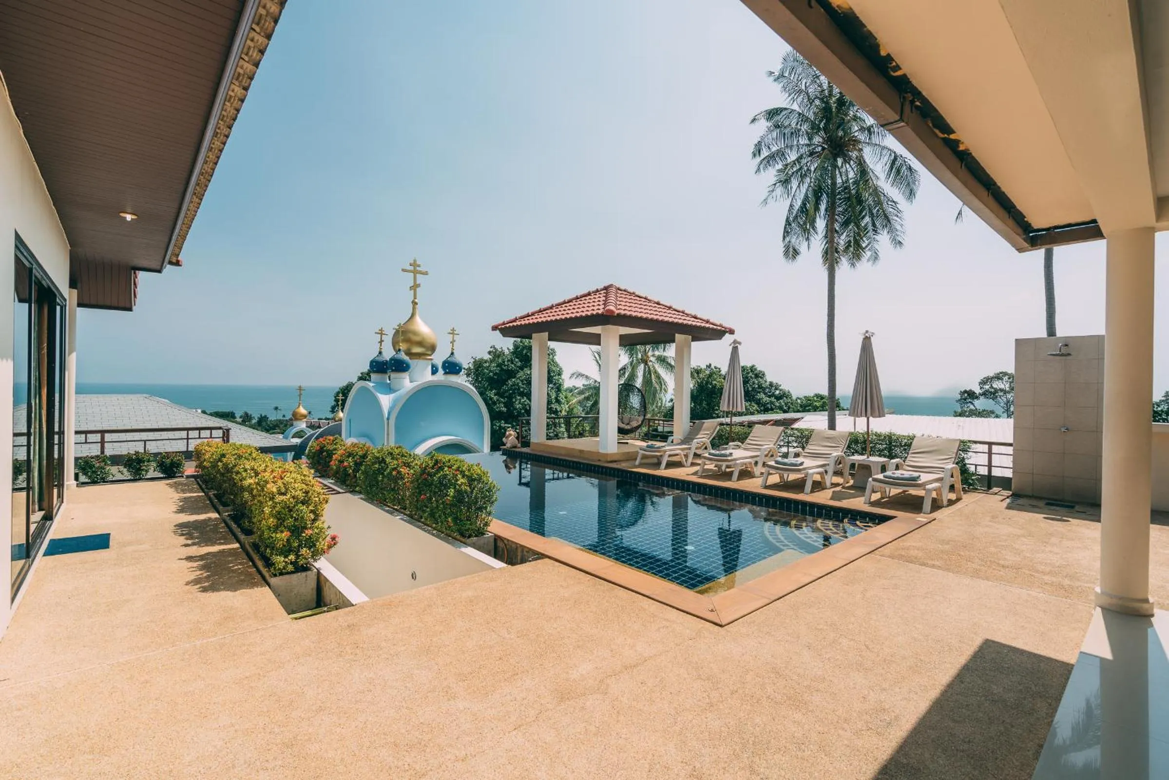 Balcony/Terrace in Lilu Villa In Lamai