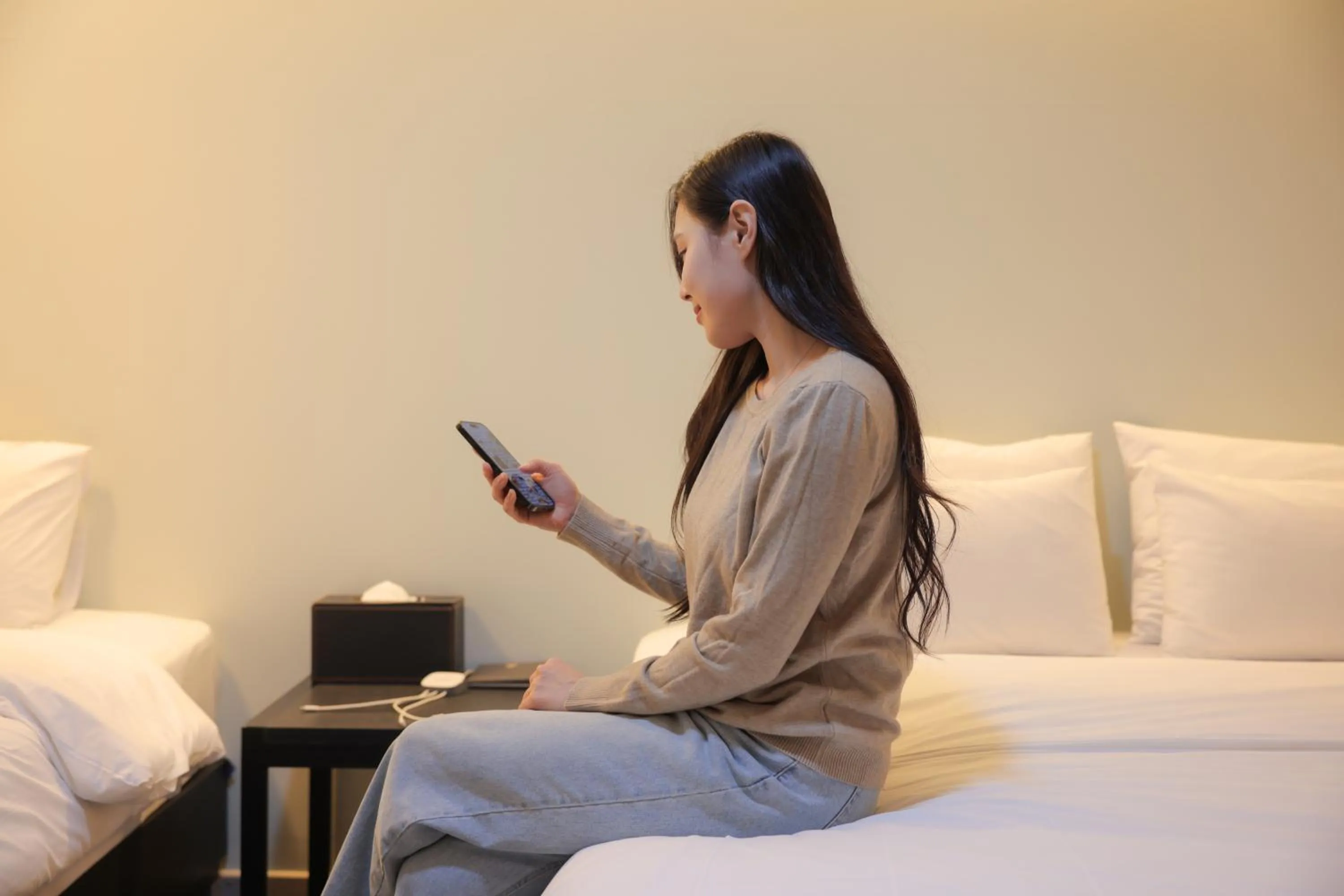 Bed in VIP Hotel Mokpo