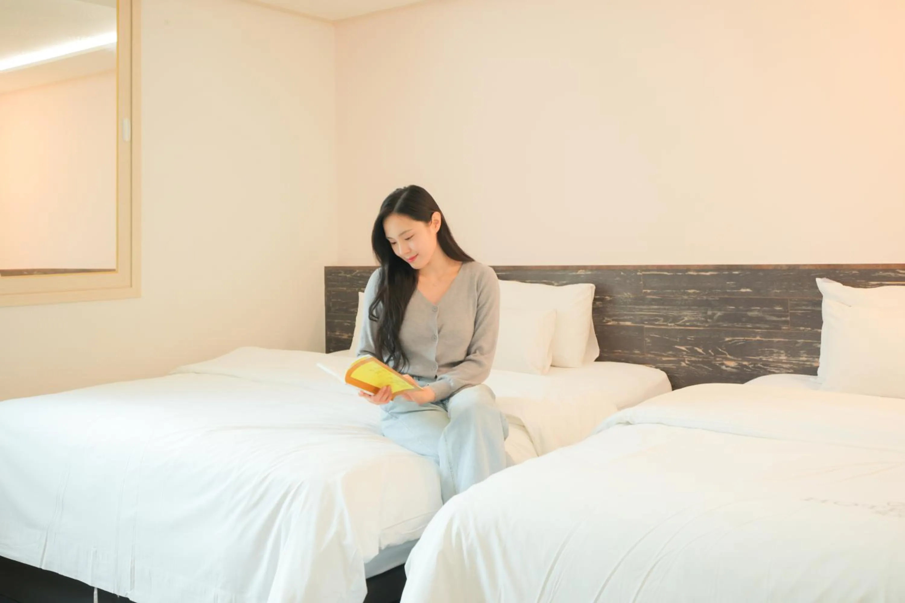 Bed in VIP Hotel Mokpo