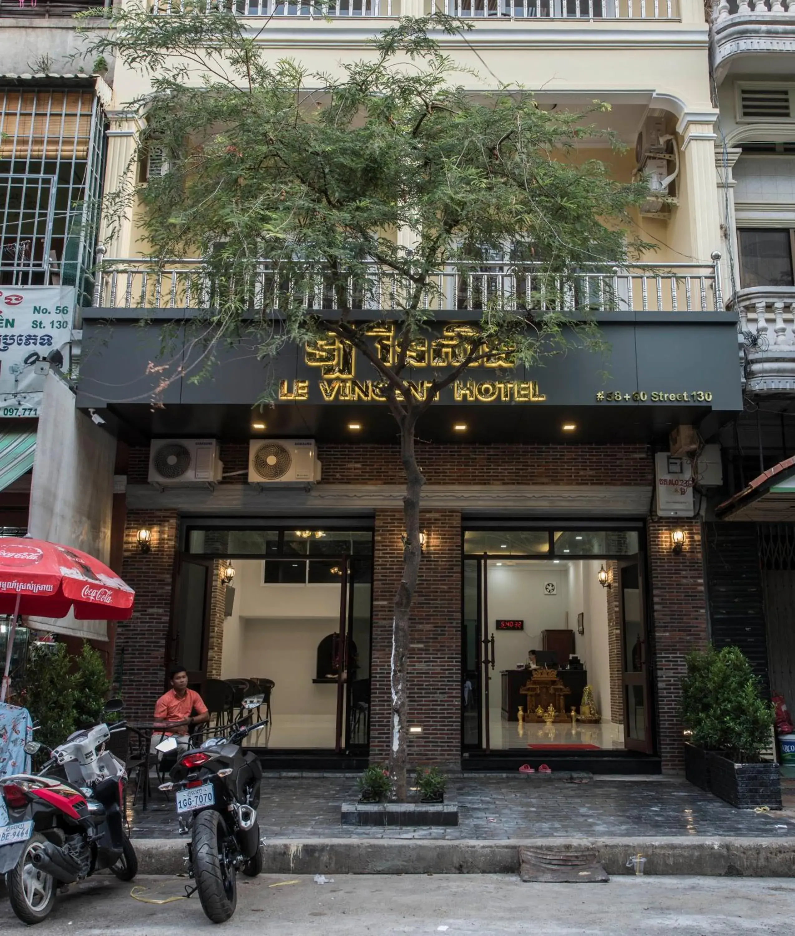 Facade/entrance in Phnom Penh Le Vincent Hotel Facade/entrance in Phnom Penh Le Vincent Hotel