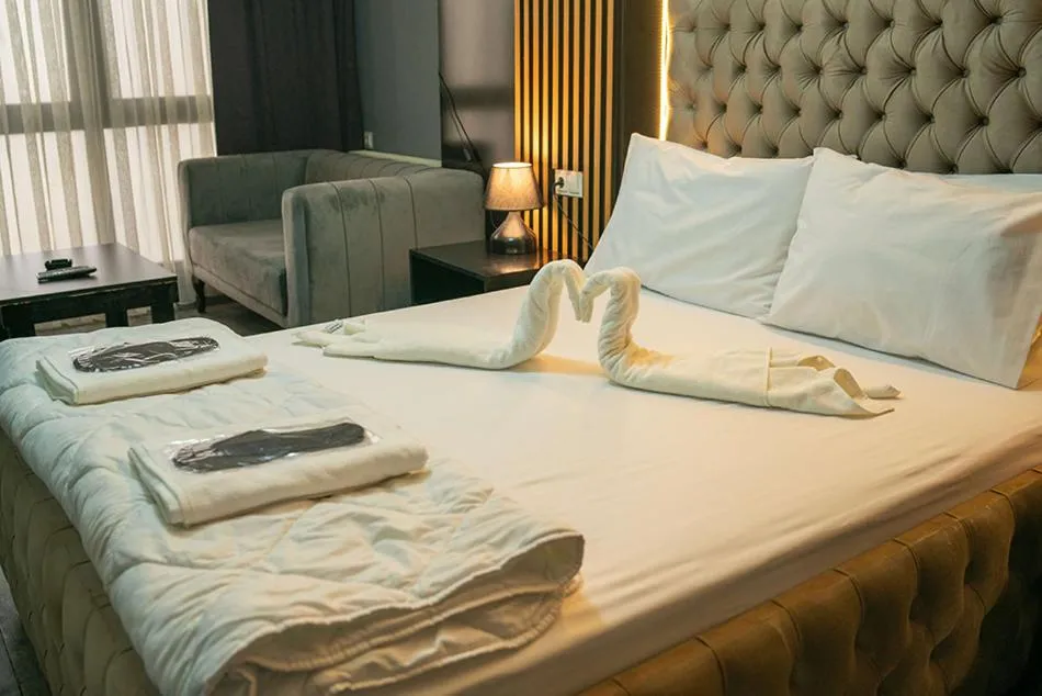 Bed in Ömer Agah Istanbul Hotel Bayrampasa