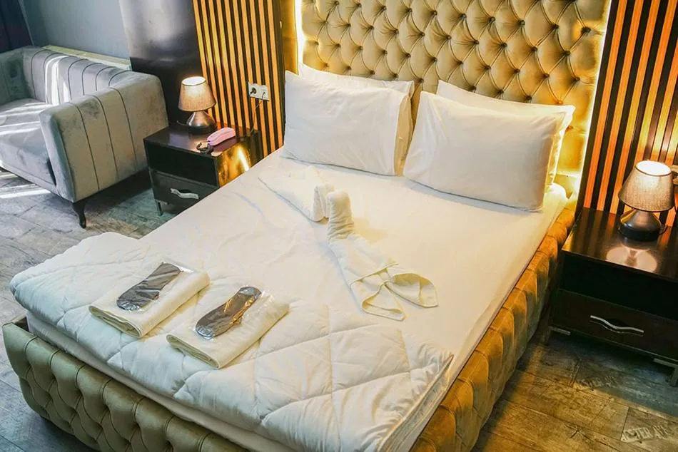 Bed in Ömer Agah Istanbul Hotel Bayrampasa