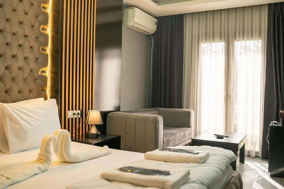 Bed in Ömer Agah Istanbul Hotel Bayrampasa