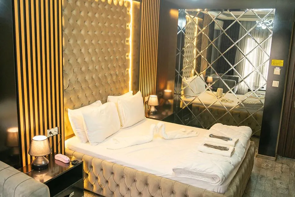 Bed in Ömer Agah Istanbul Hotel Bayrampasa
