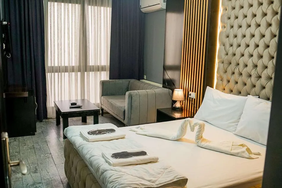 Bed in Ömer Agah Istanbul Hotel Bayrampasa