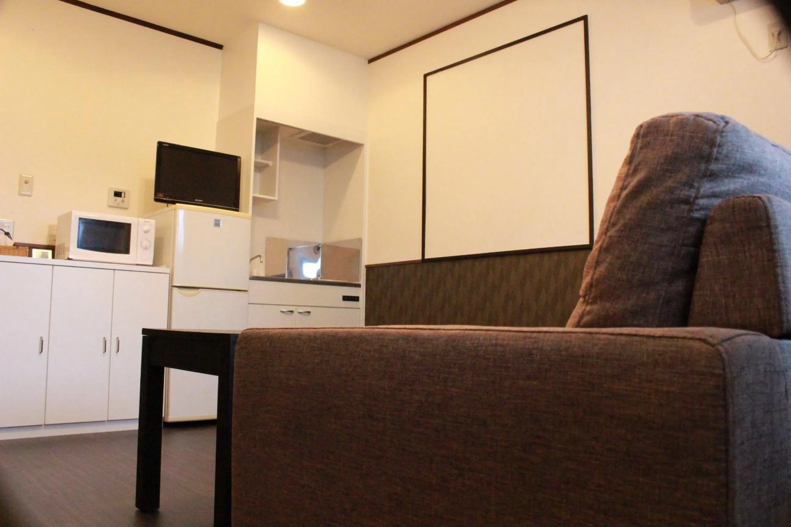 Kitchen or kitchenette in Nangoku Lodge Booya