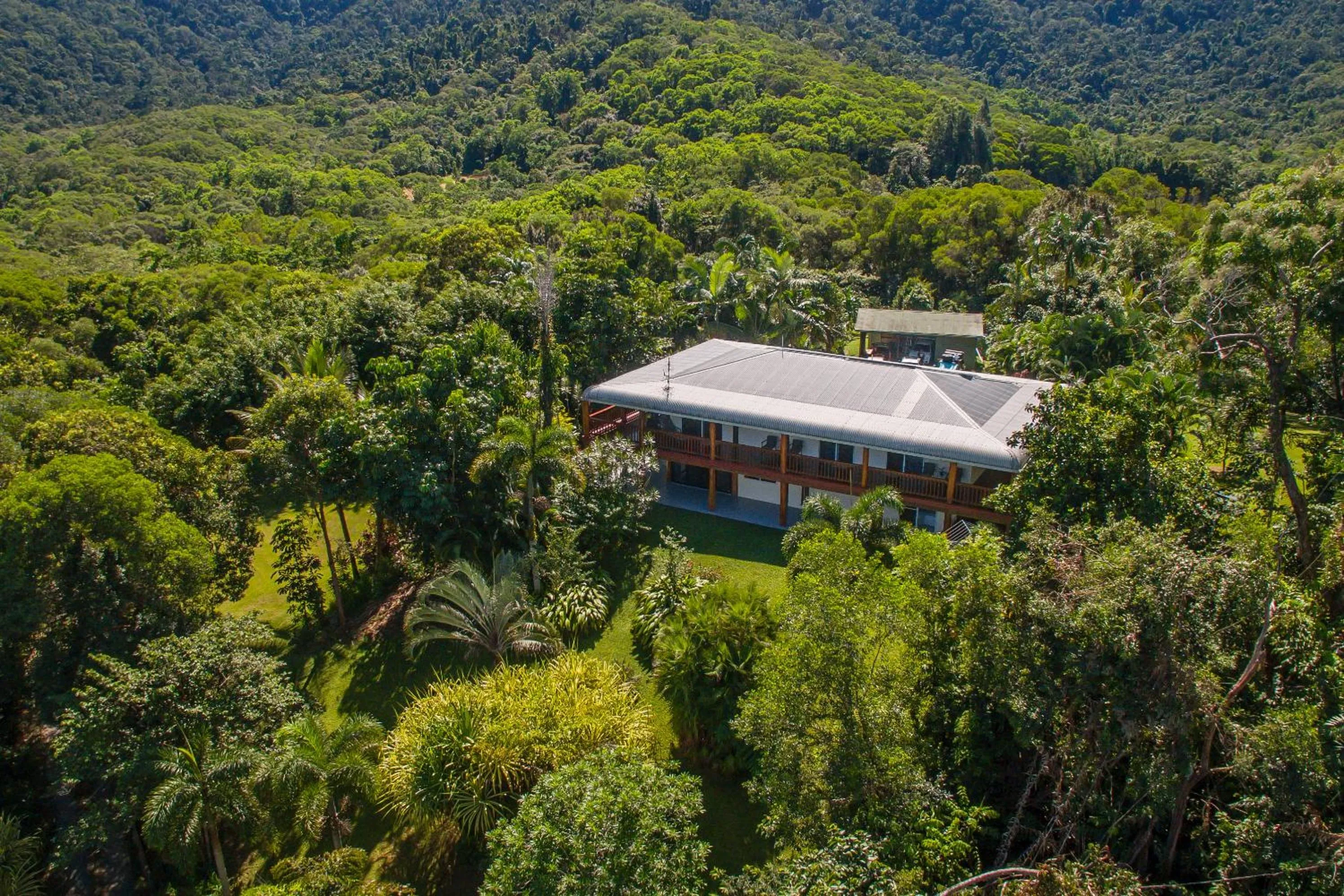 Bird's eye view in Daintree Manor B&B
