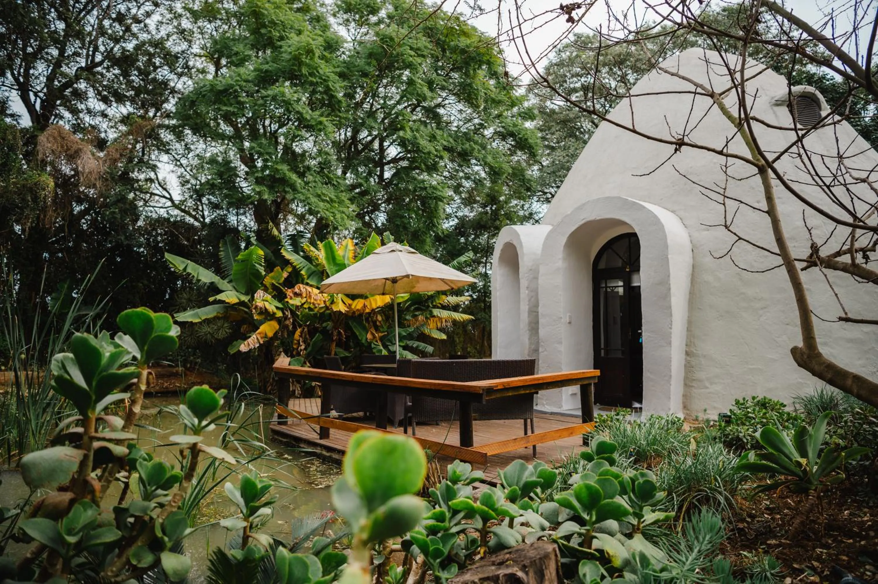 Garden view in Stellenhof Country Estate