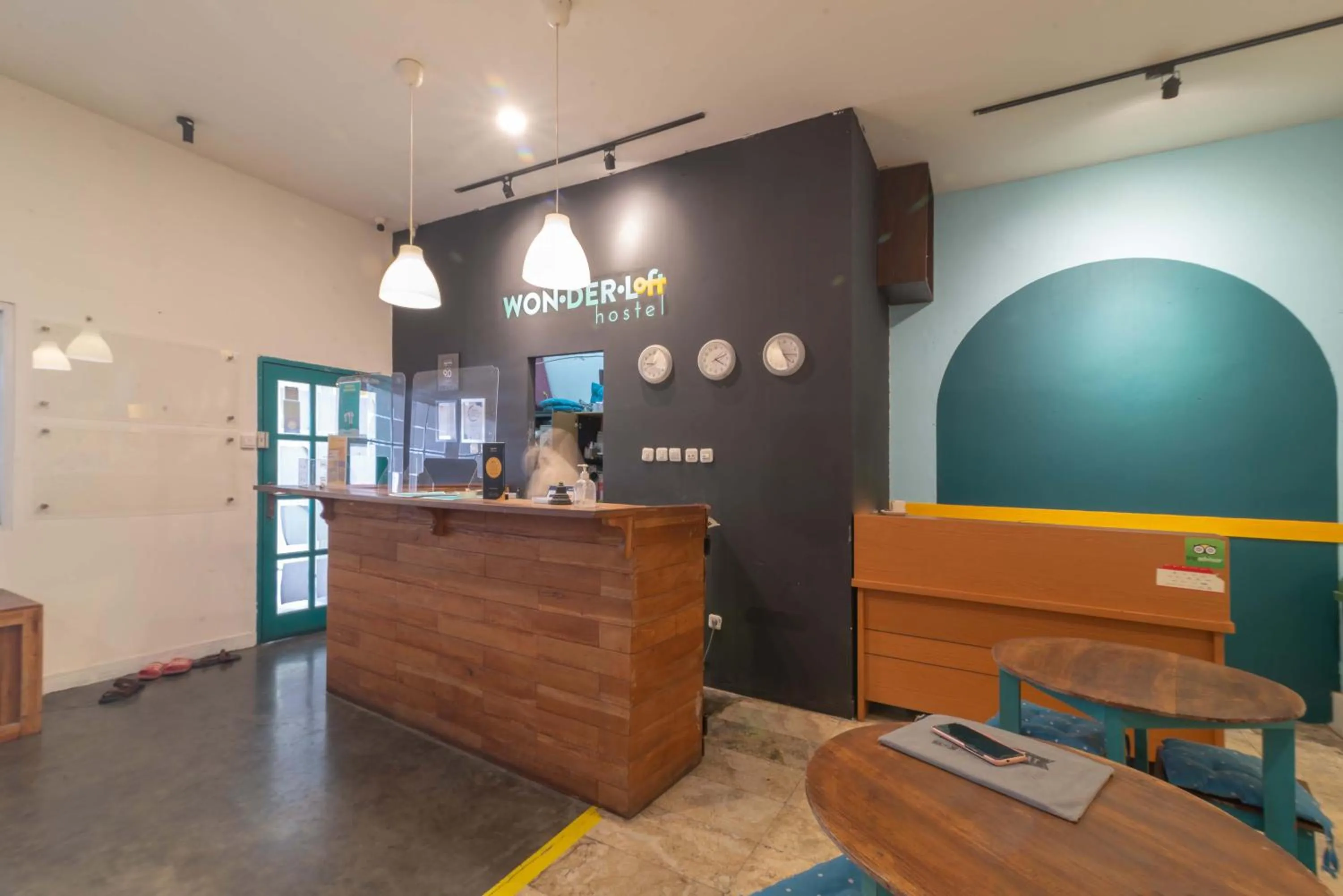 Lobby or reception in Wonderloft Hostel Kota Tua