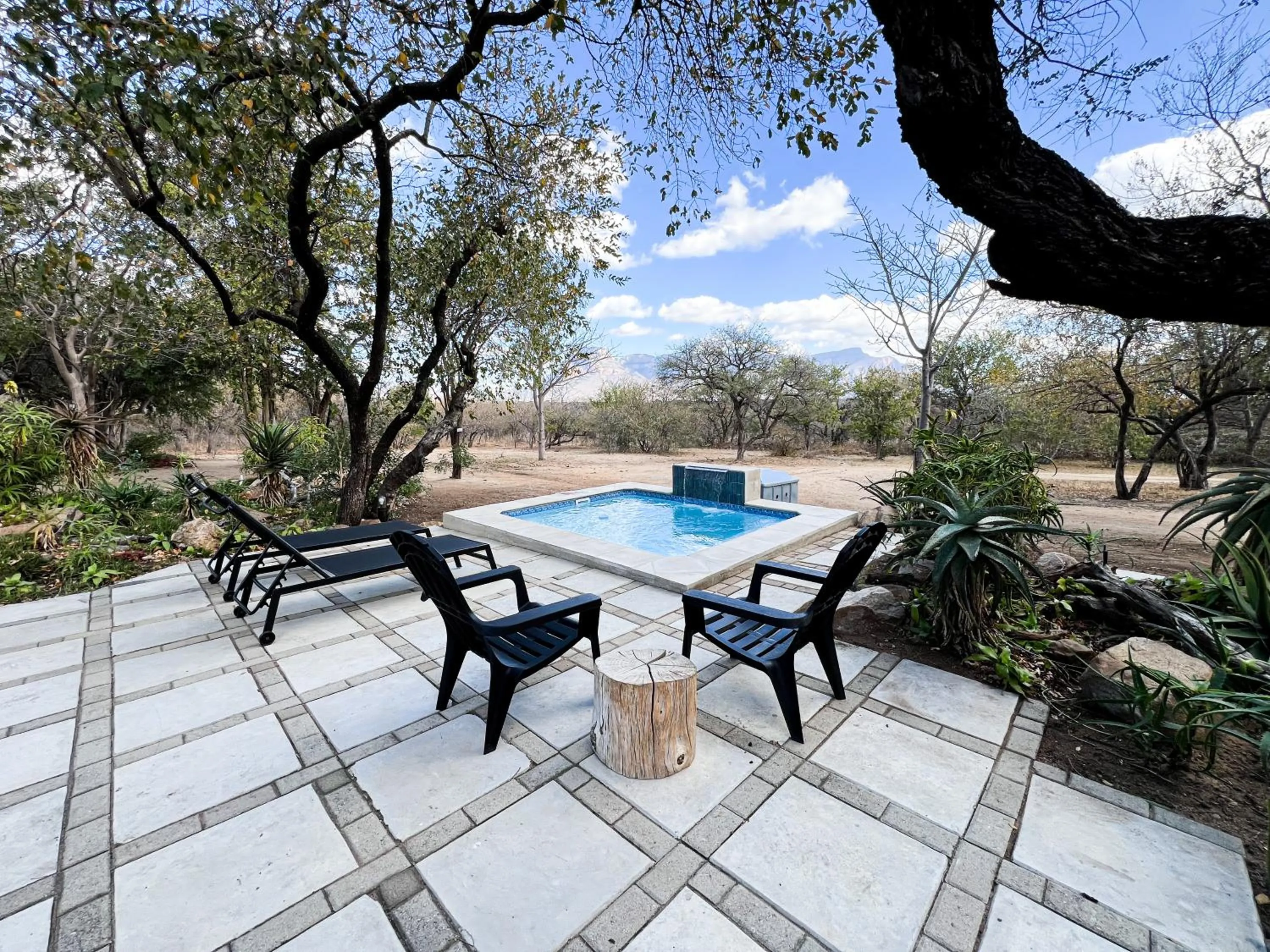 Swimming pool in 24 Degrees South Country Estate