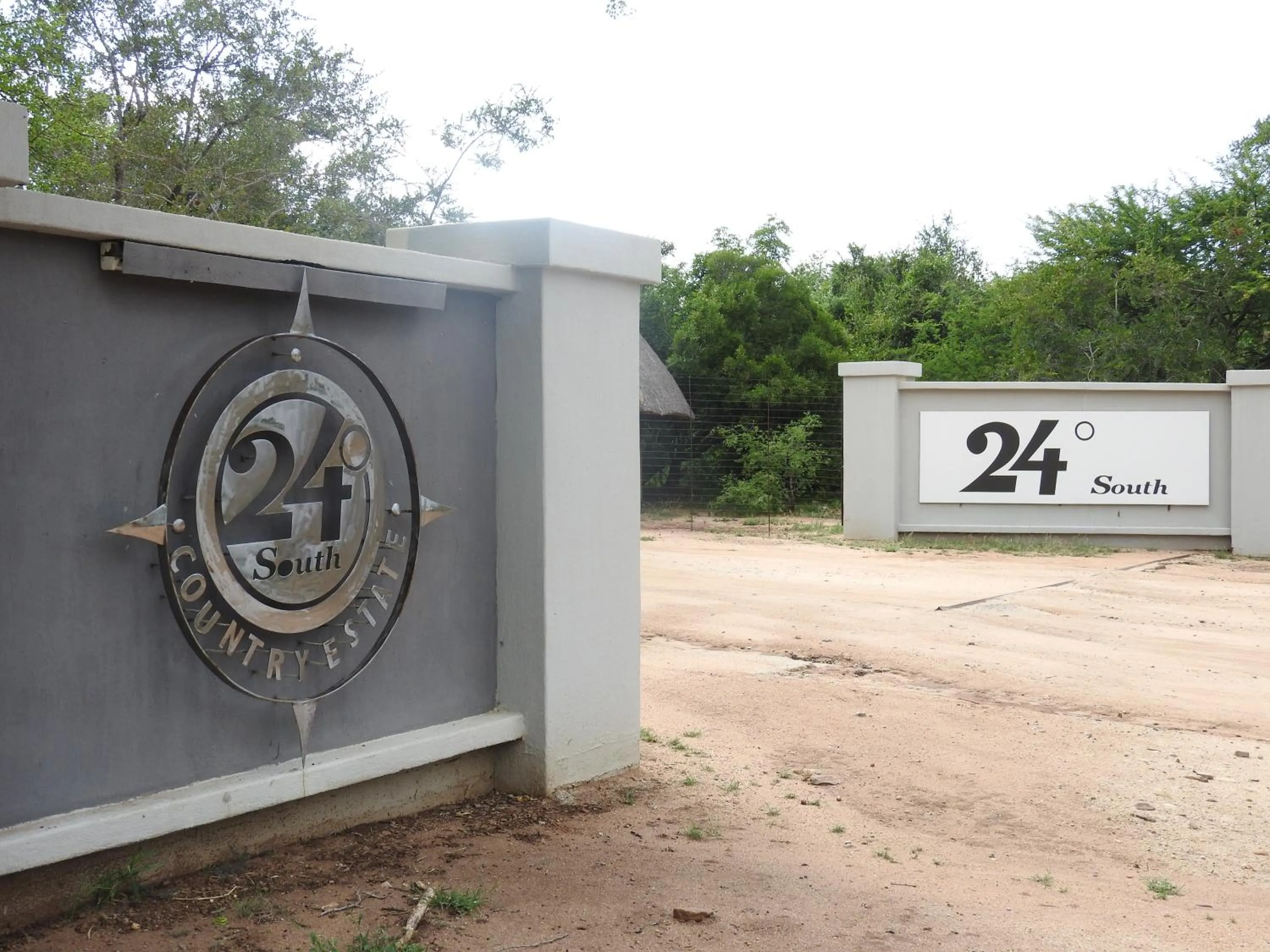 Facade/entrance in 24 Degrees South Country Estate