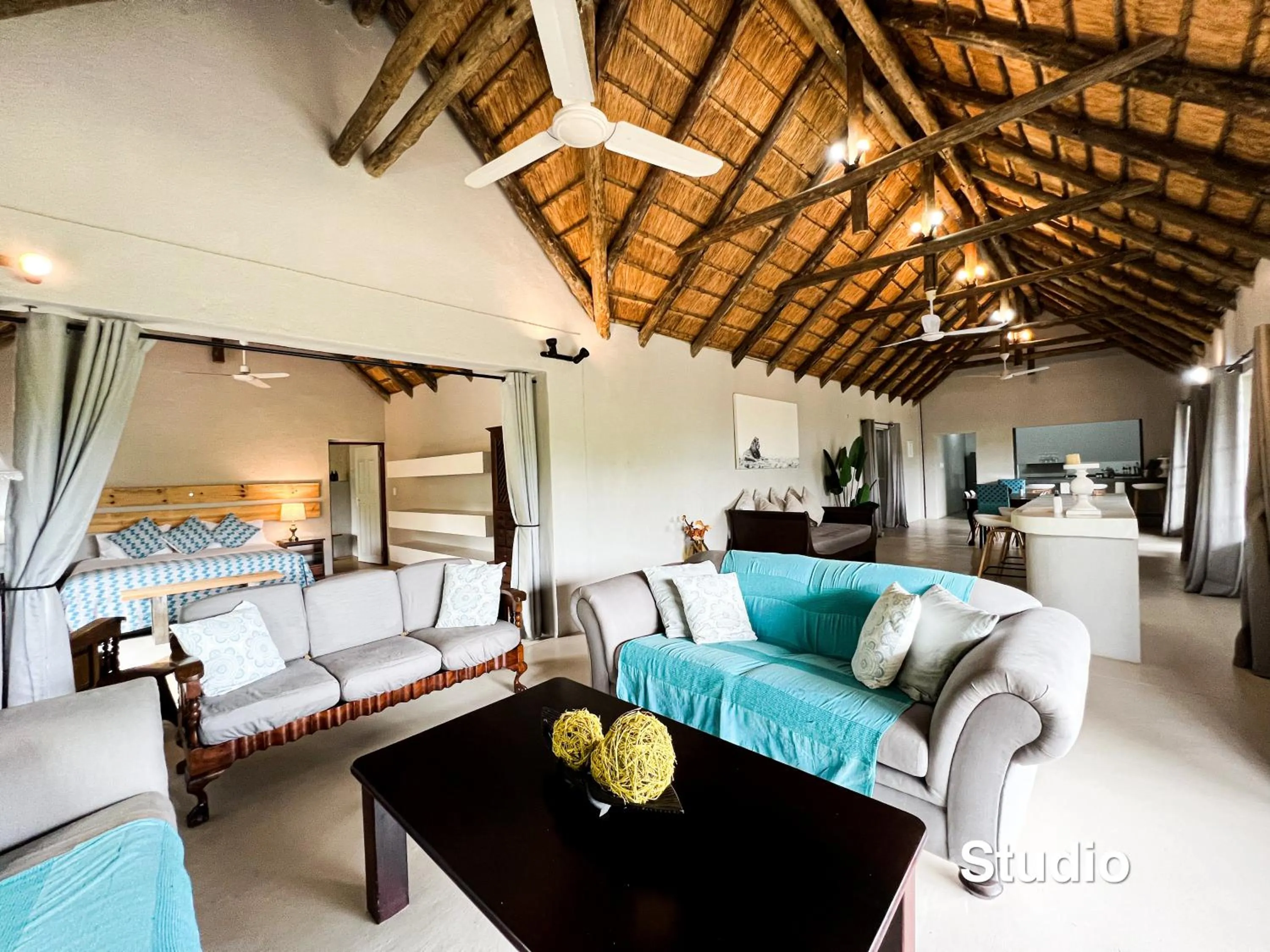 Photo of the whole room, Bed in 24 Degrees South Country Estate