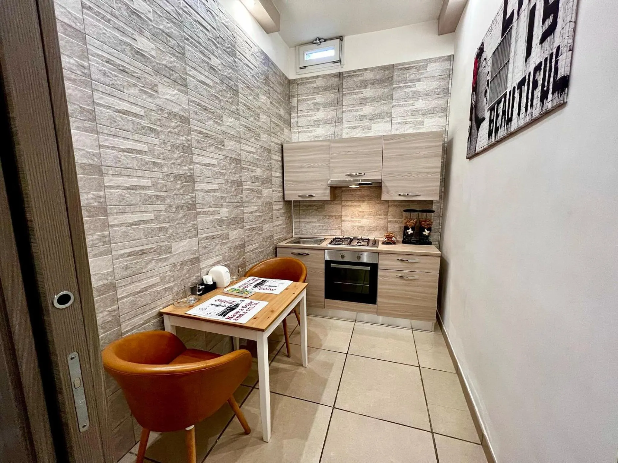 Kitchen or kitchenette in SantAntida Bed and Breakfast