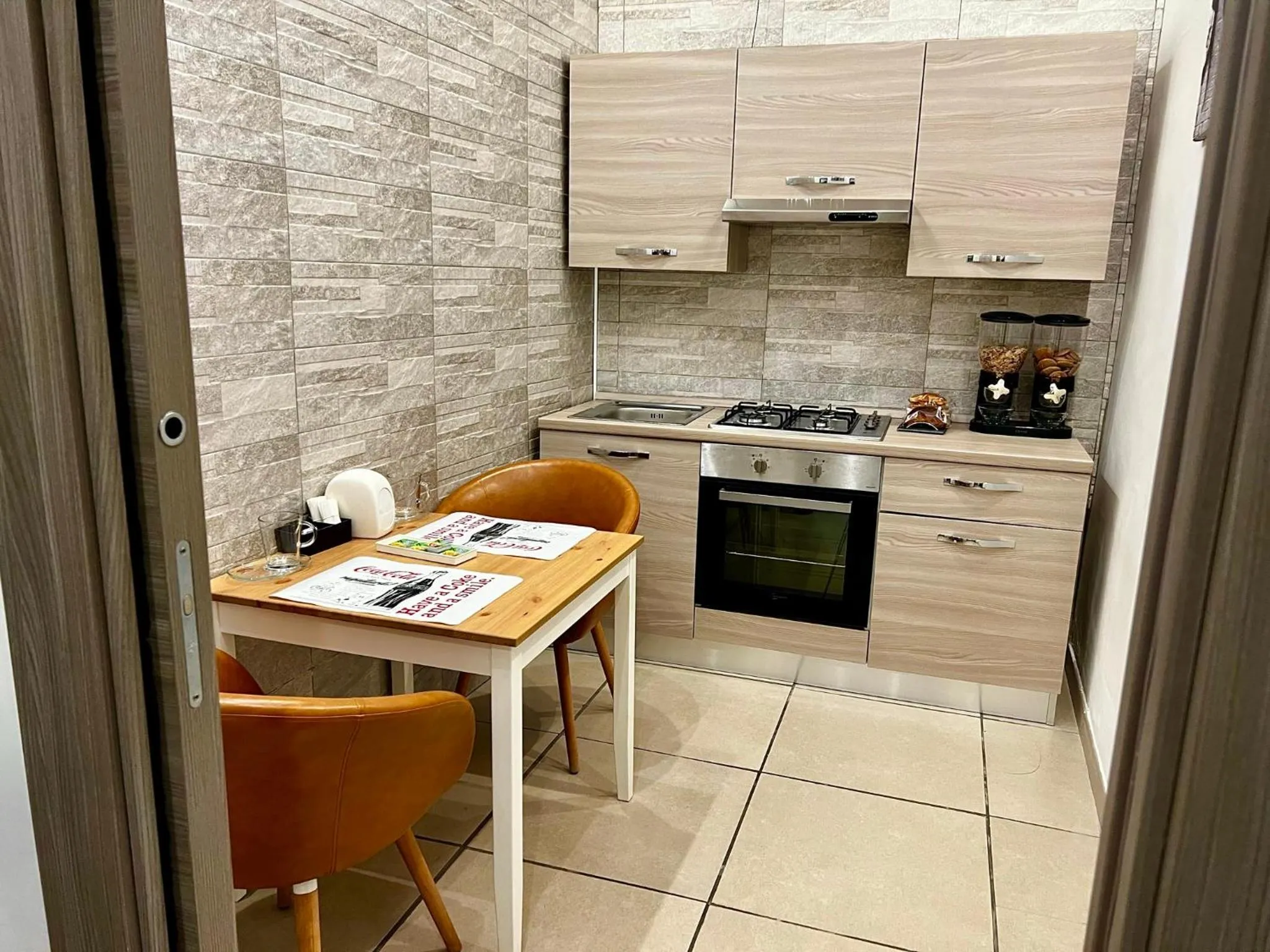 Kitchen or kitchenette in SantAntida Bed and Breakfast