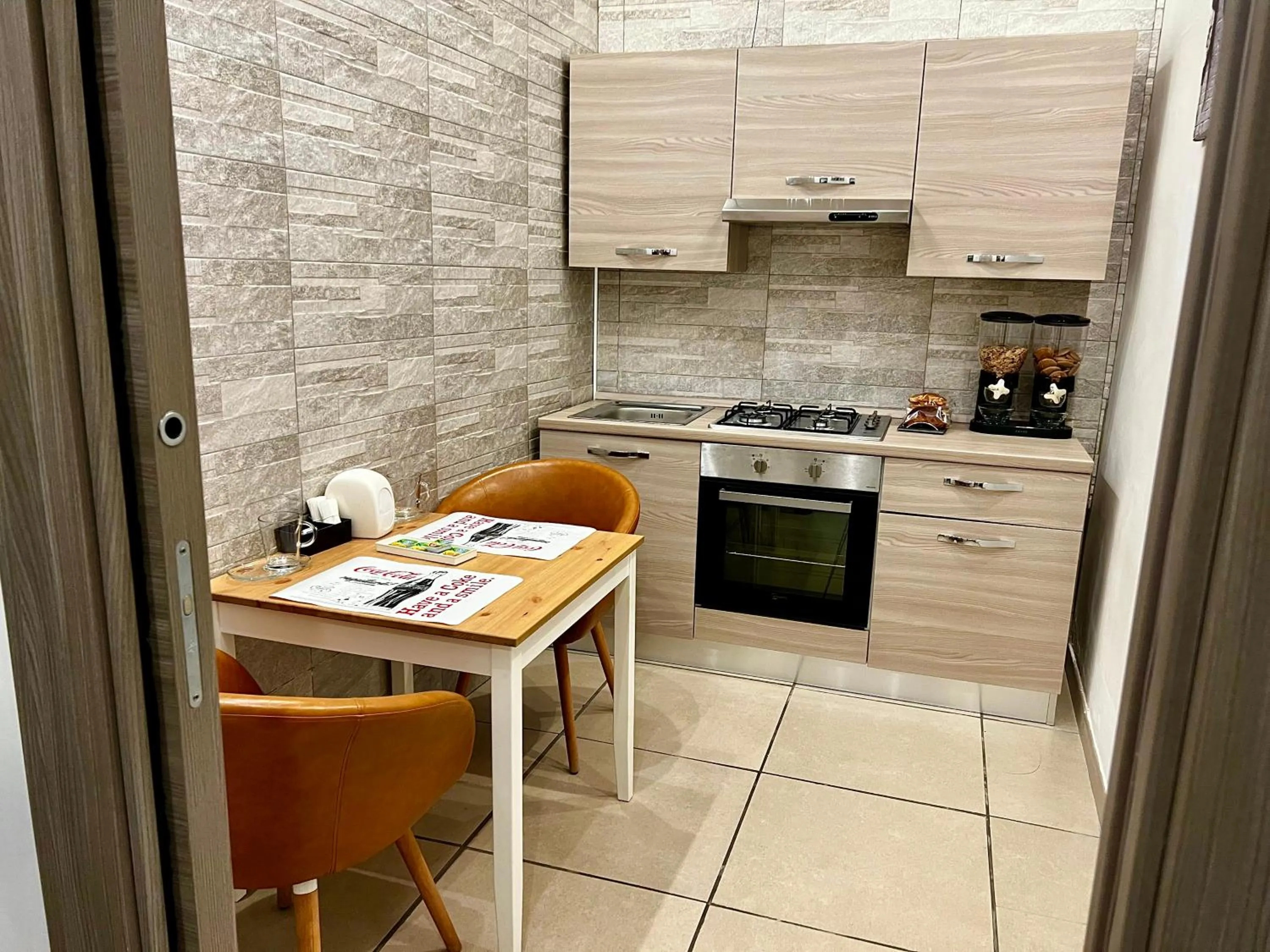 Kitchen or kitchenette in SantAntida Bed and Breakfast