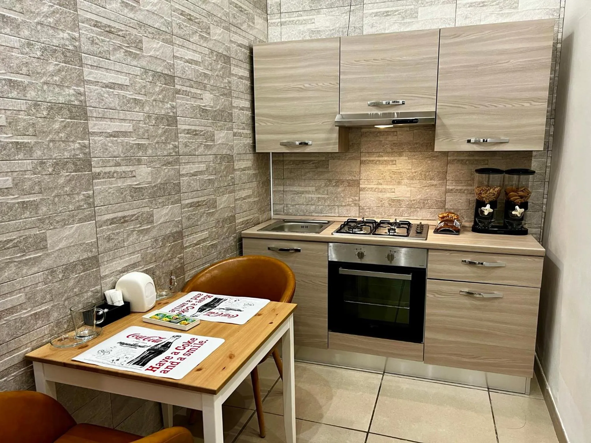 Kitchen or kitchenette in SantAntida Bed and Breakfast