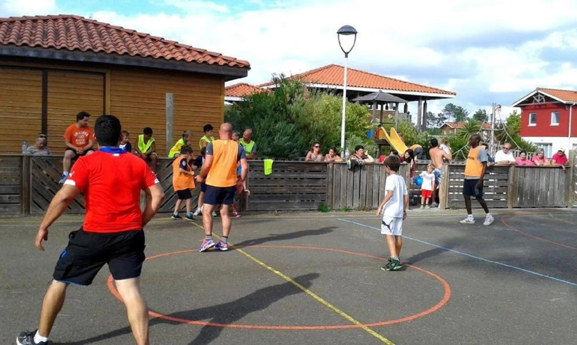 Children play ground in Laouchet Le Hameau des Grands Lacs