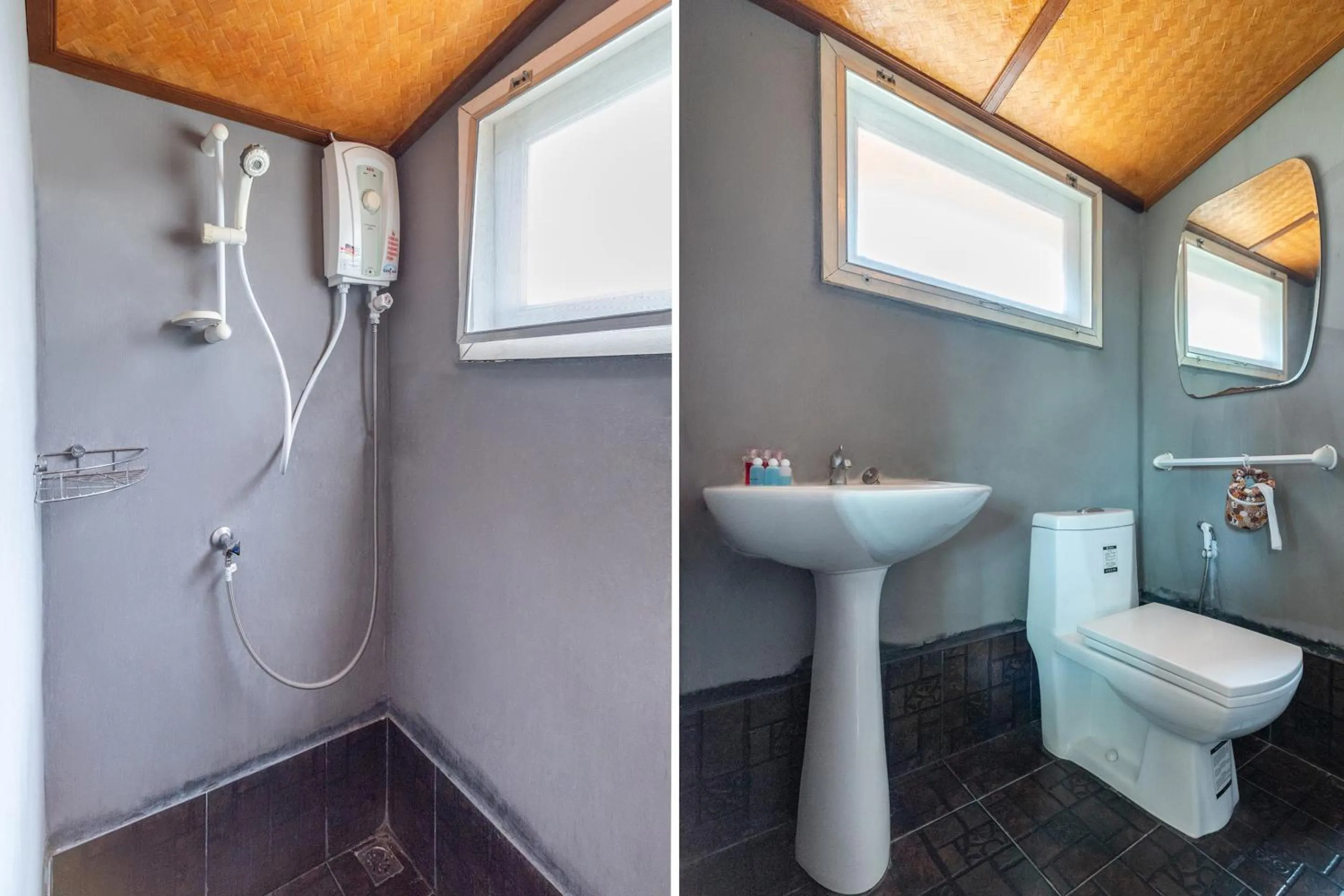 Bathroom in Capital O 805 Suan Palm Farm Nok Resort