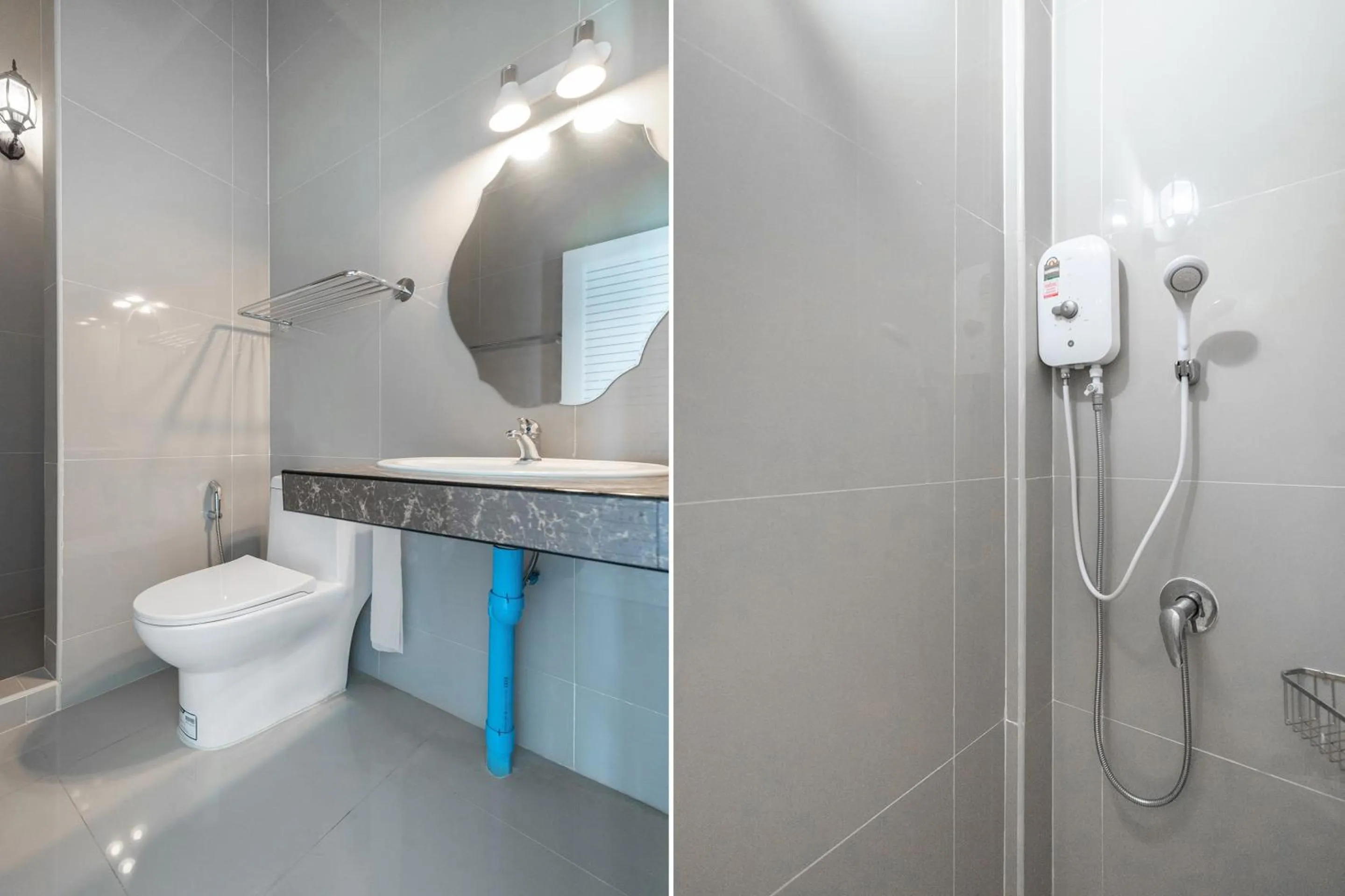 Bathroom in Capital O 805 Suan Palm Farm Nok Resort