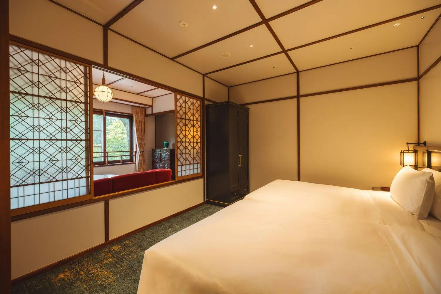 Photo of the whole room, Bed in Mampei Hotel