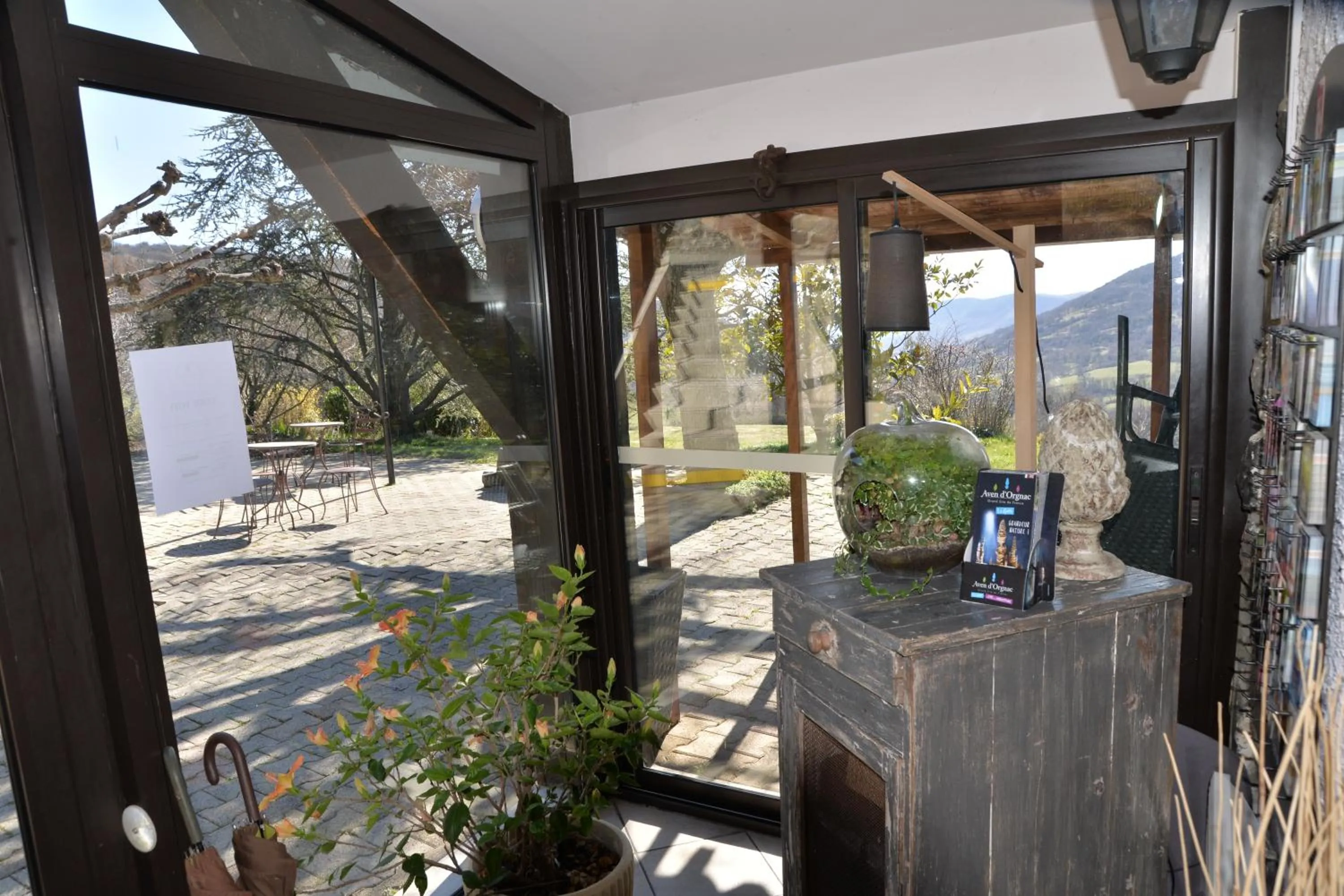 Mountain view in Logis Hôtel-restaurant La Mère Biquette