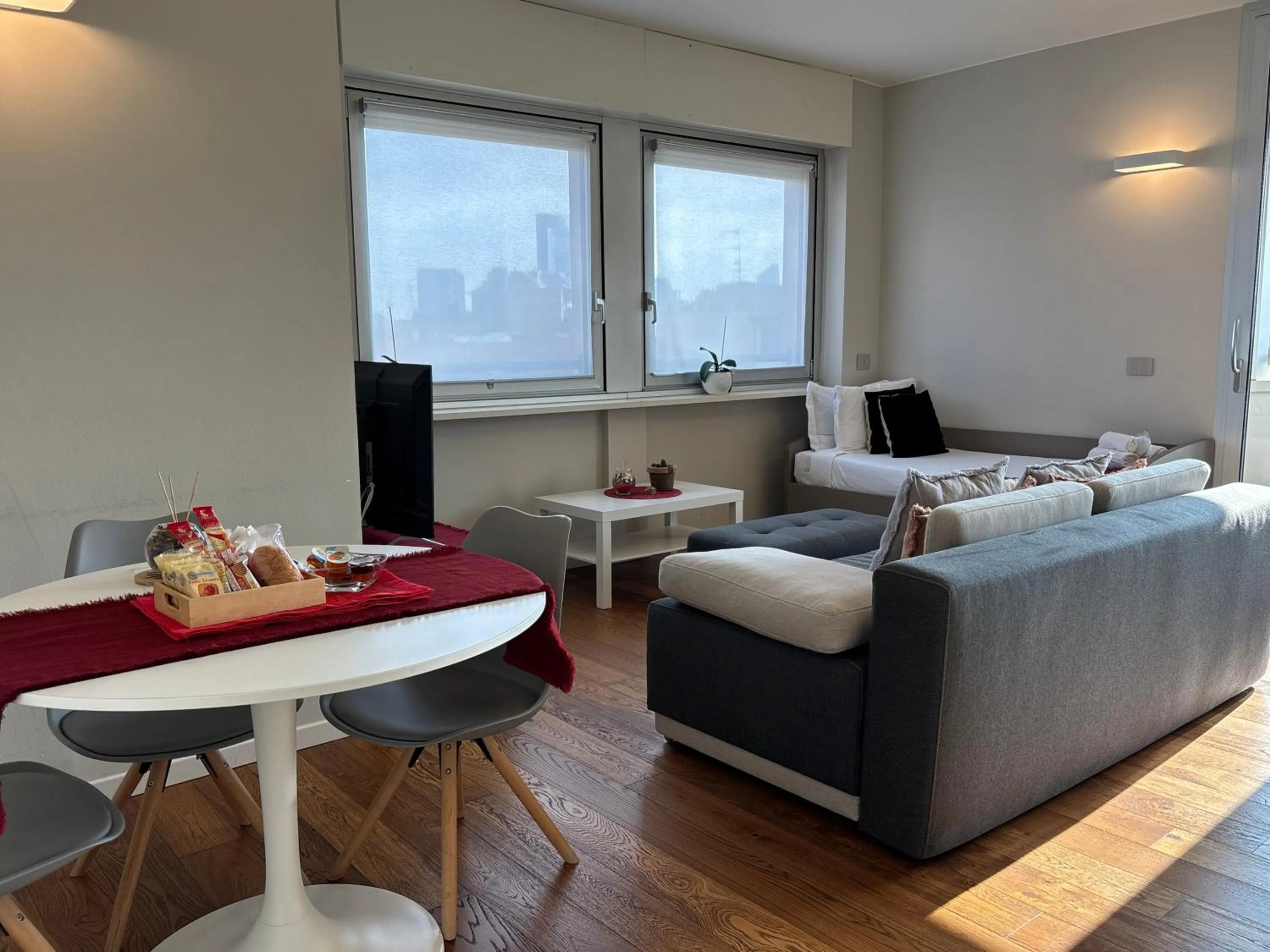 Bed in Aparthotel Isola