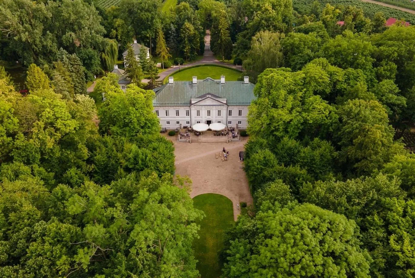 Bird's eye view in Hotel & Spa Pałac Mała Wieś
