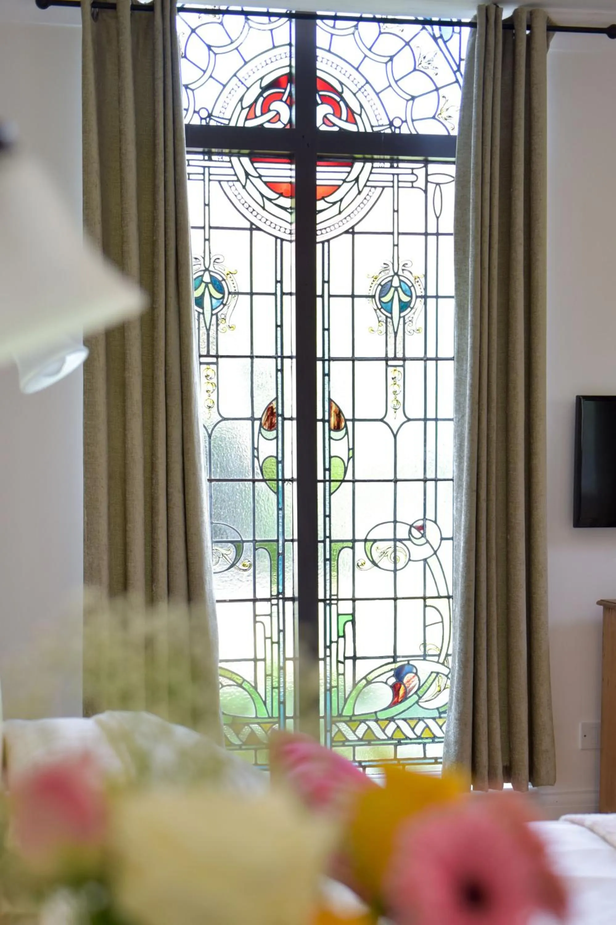 Decorative detail, Bed in Old Selden Farm B&B