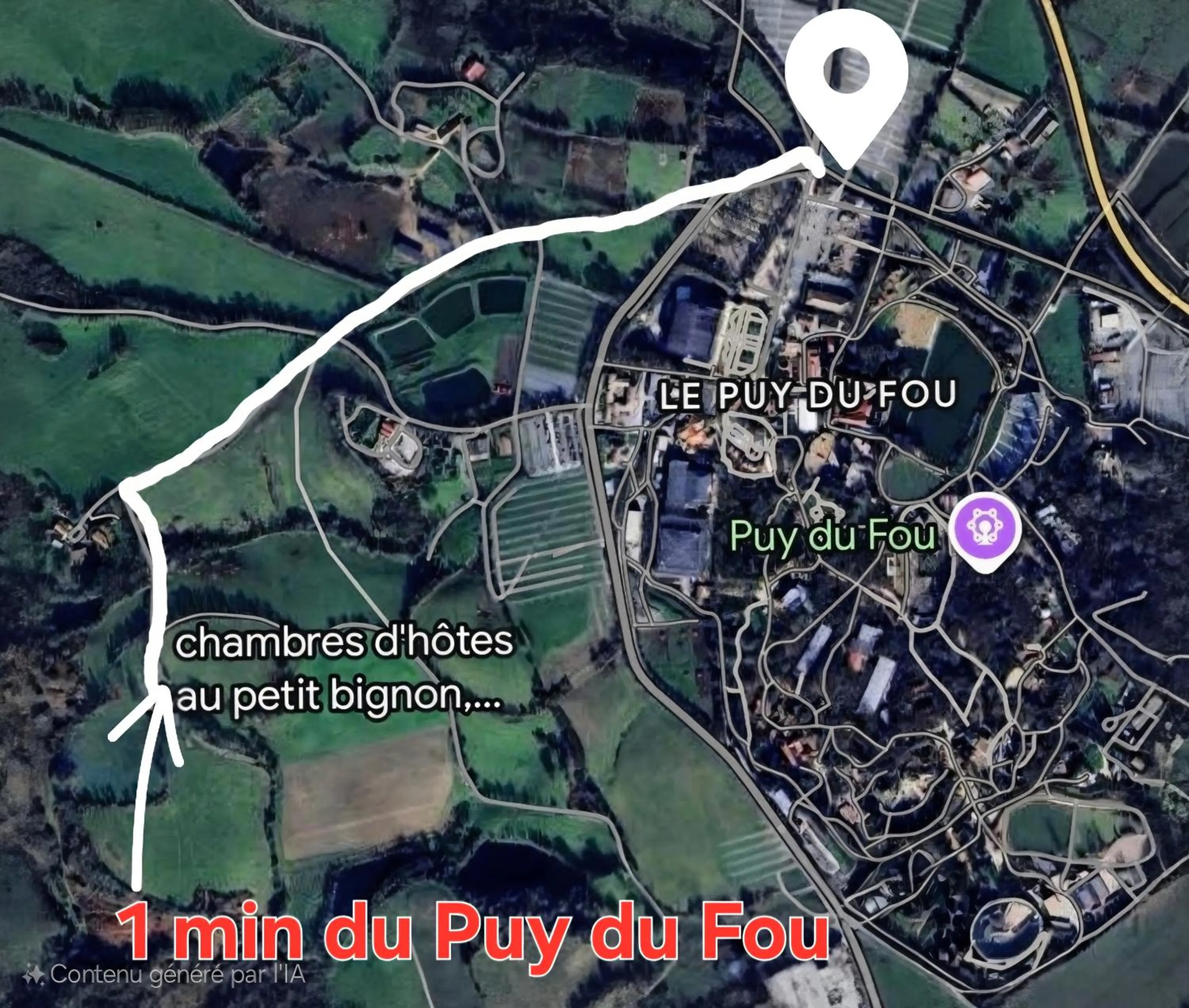 Bird's eye view in Au Petit Bignon