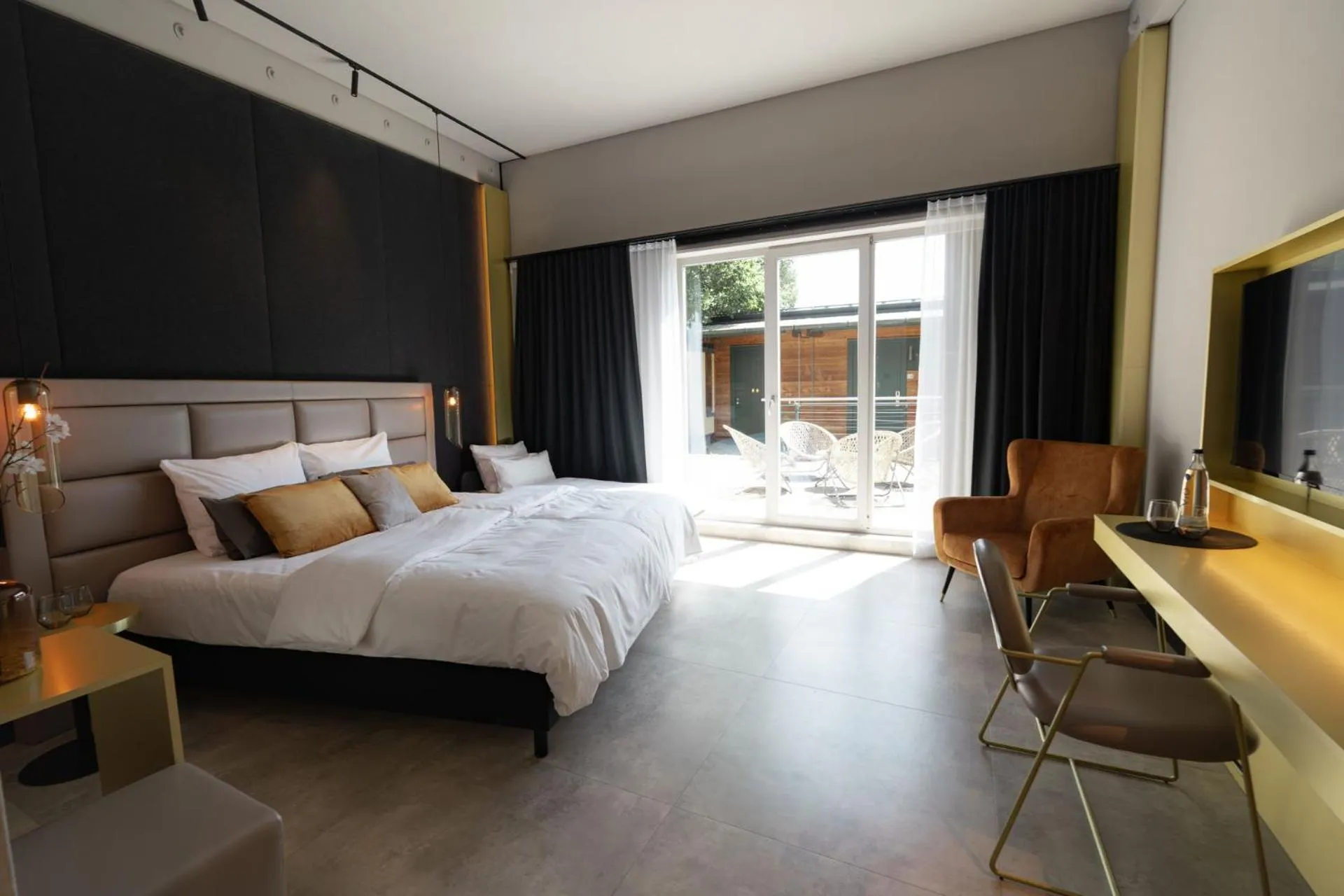 Bedroom, Bed in Scheck Hotel