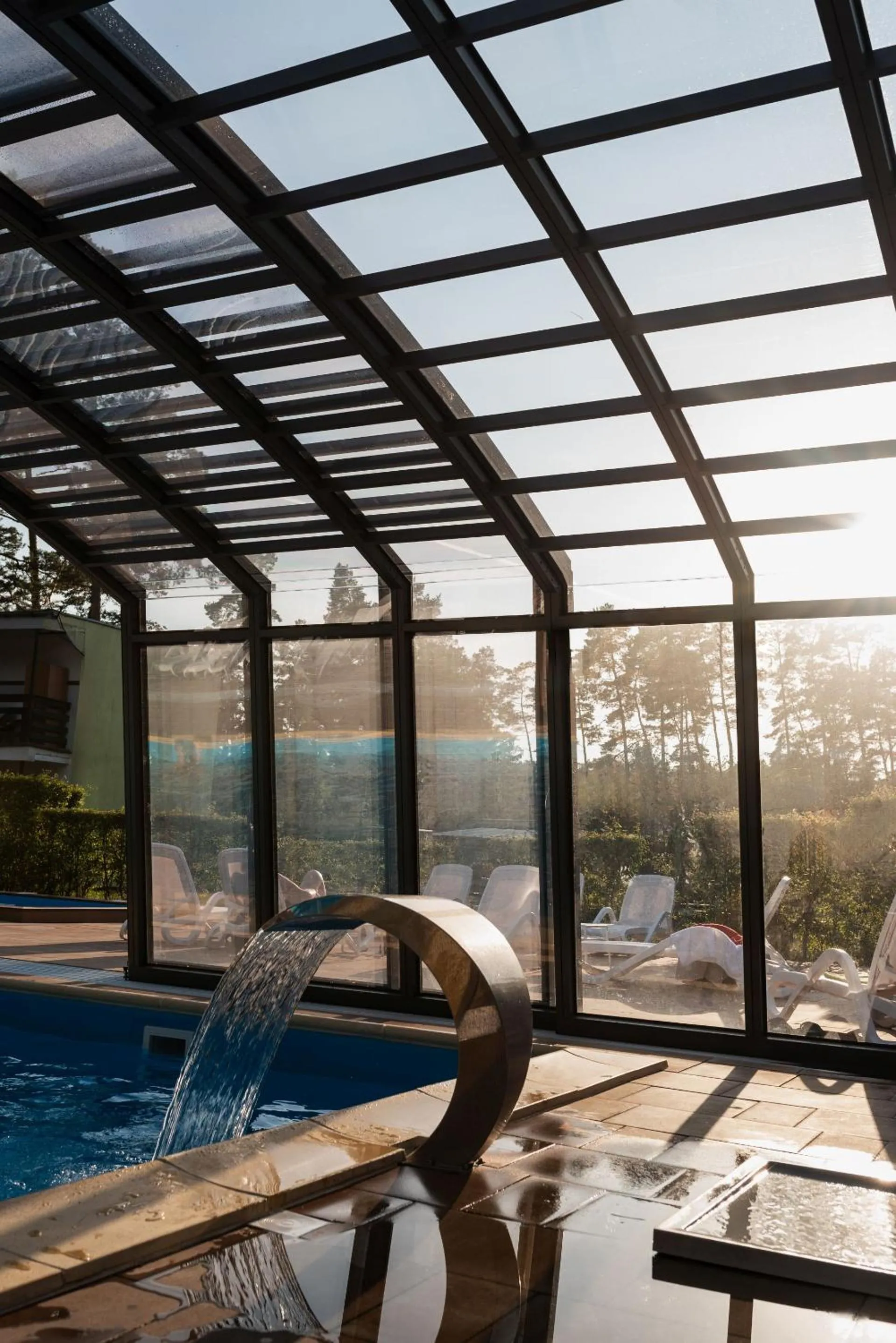 Swimming pool in O.W. Krakus II - Domki i Pokoje