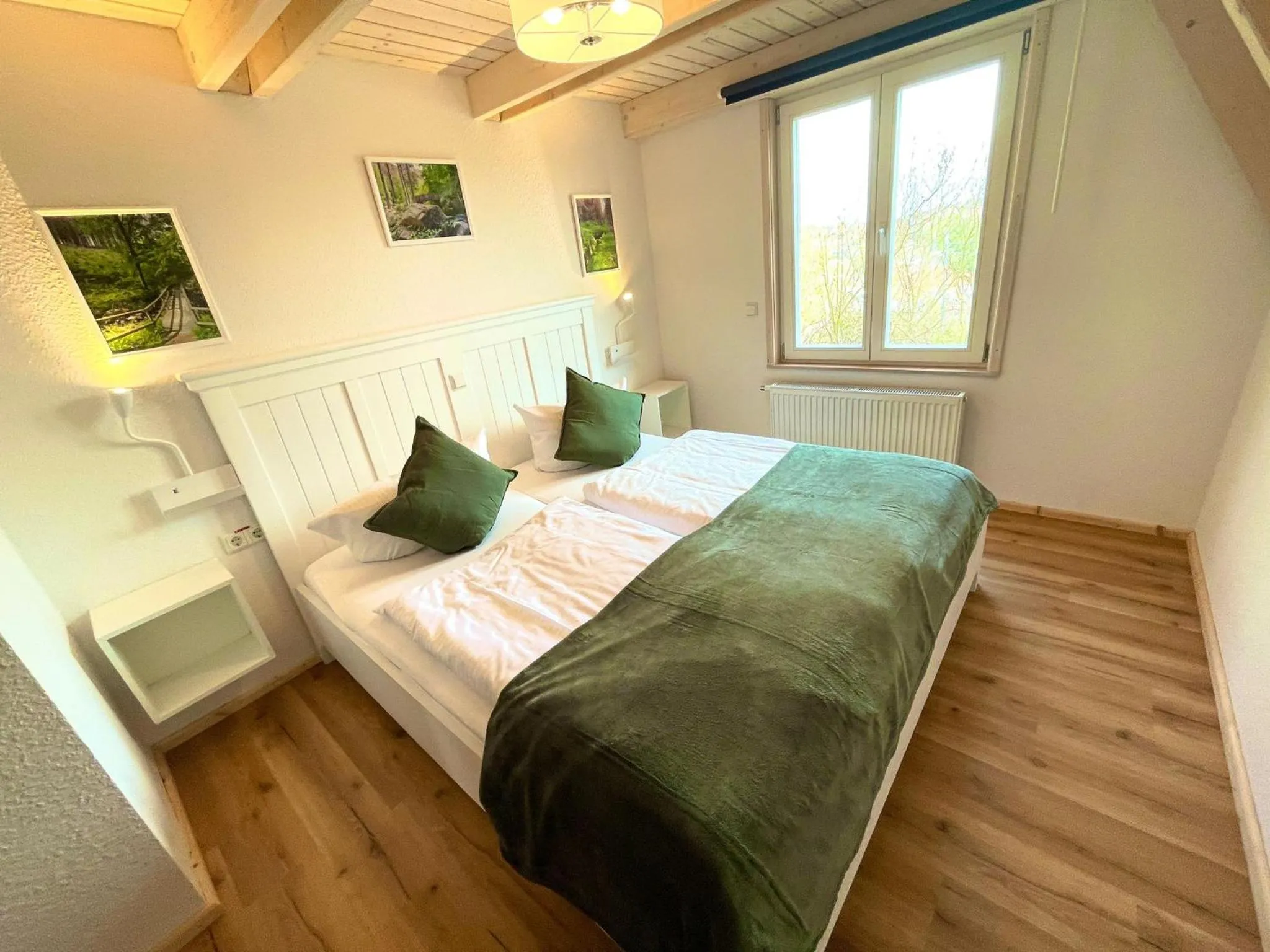 Bedroom, Bed in Family Club Harz