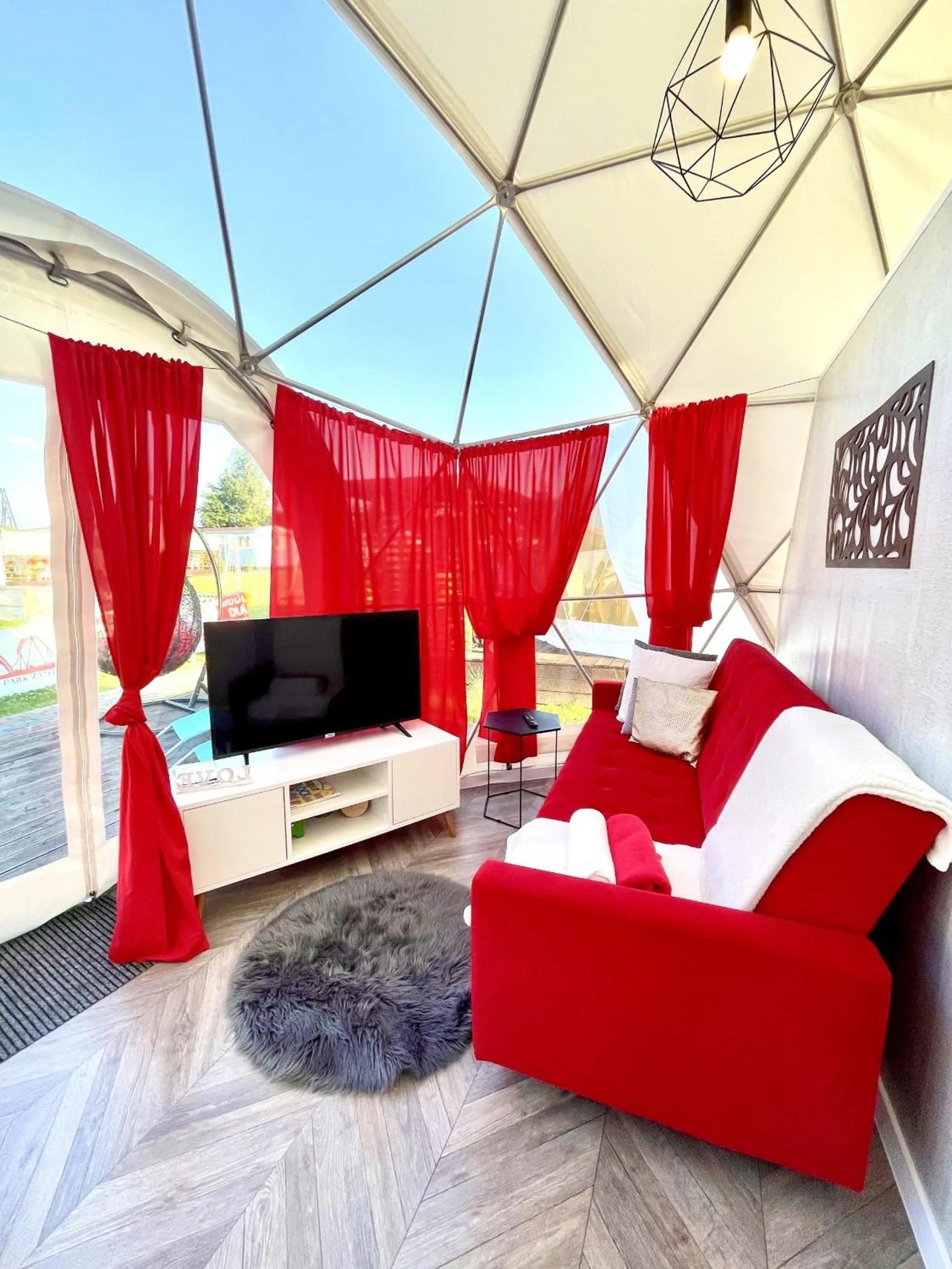 Patio in Holiday Park Zator