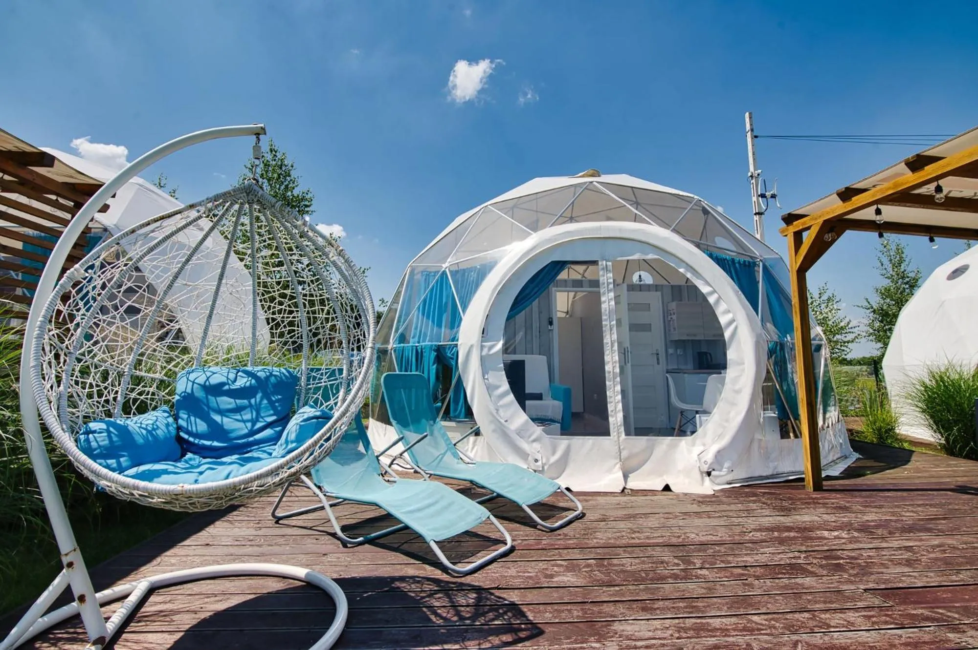 Patio in Holiday Park Zator