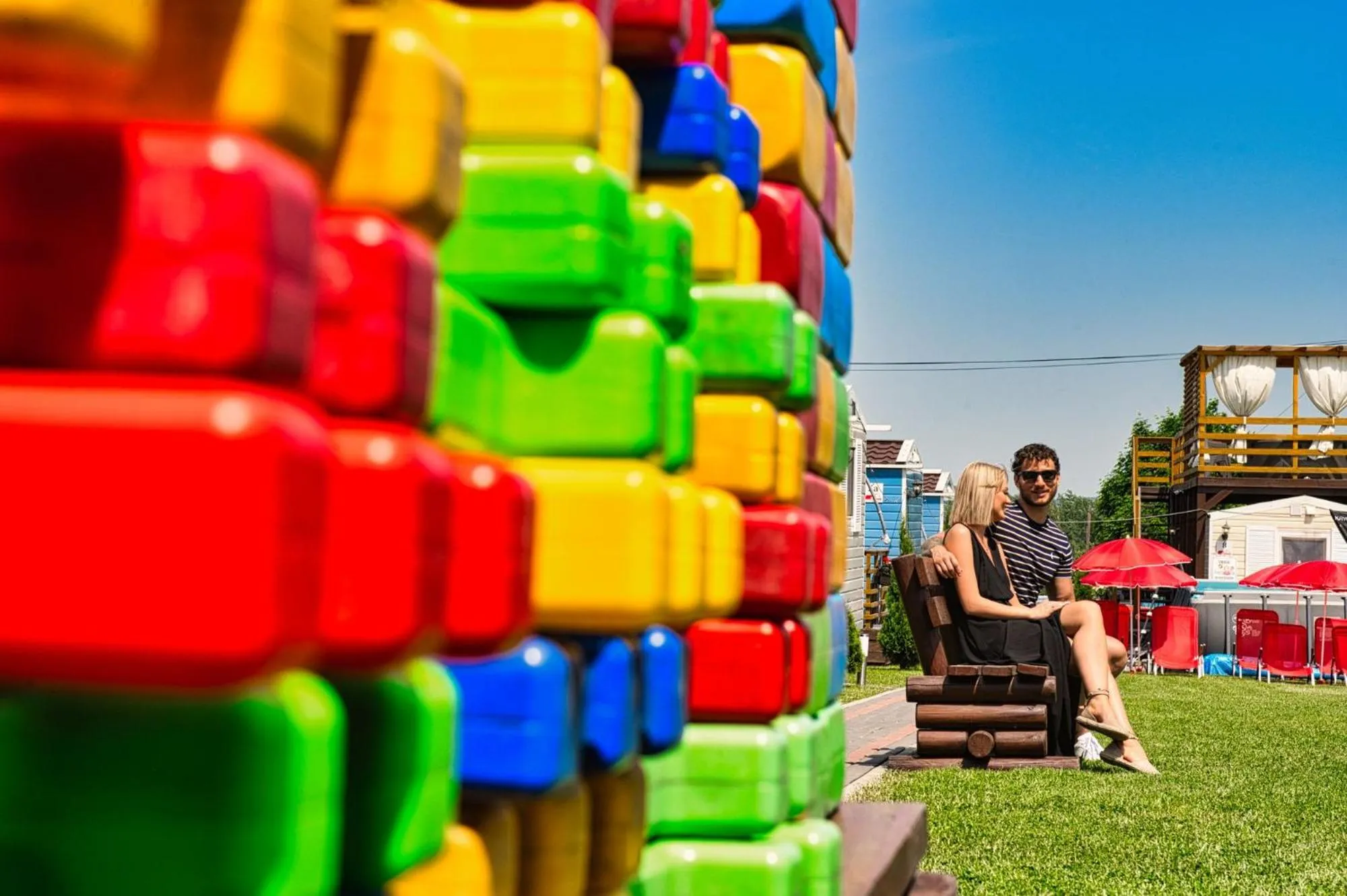 Communal lounge/ TV room in Holiday Park Zator